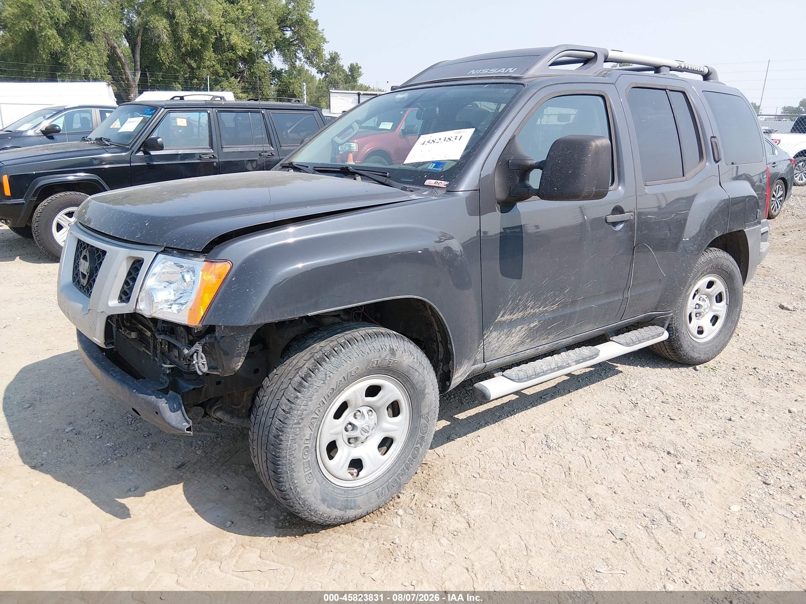 2013 Nissan Xterra X Gray vin: 5N1AN0NW7DN823175