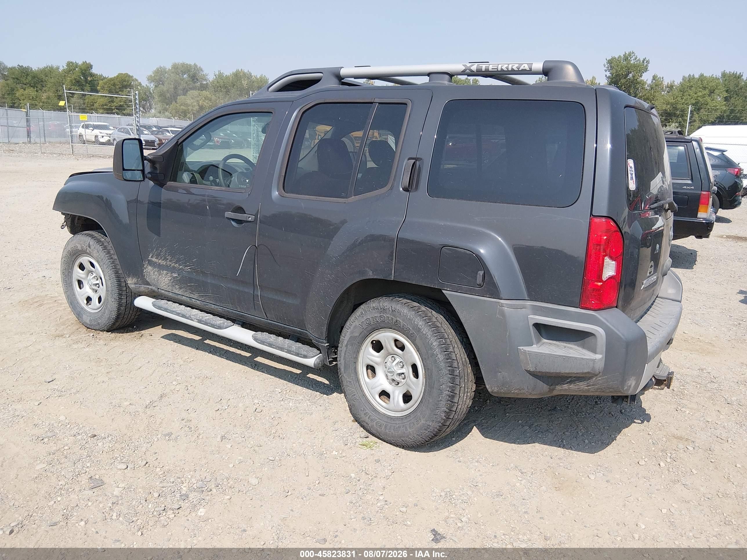 2013 Nissan Xterra X Gray vin: 5N1AN0NW7DN823175