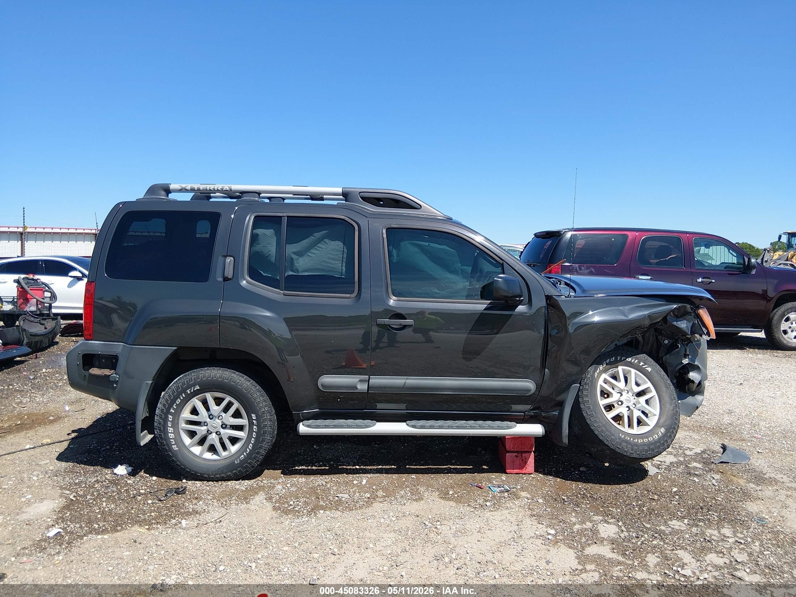 2014 Nissan Xterra S Gray vin: 5N1AN0NW7EN813389
