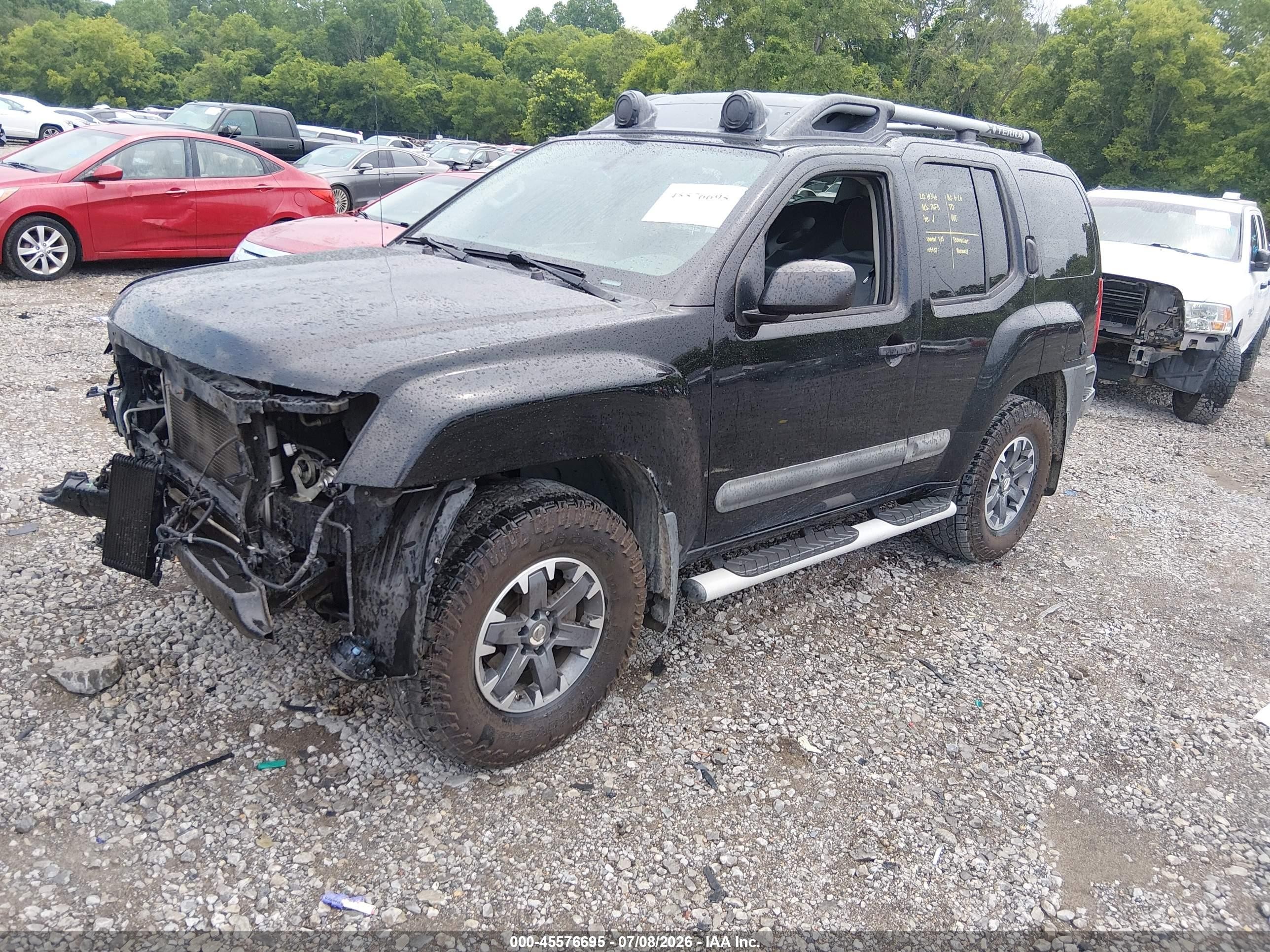 2015 Nissan Xterra Pro-4x Black vin: 5N1AN0NW7FN652768