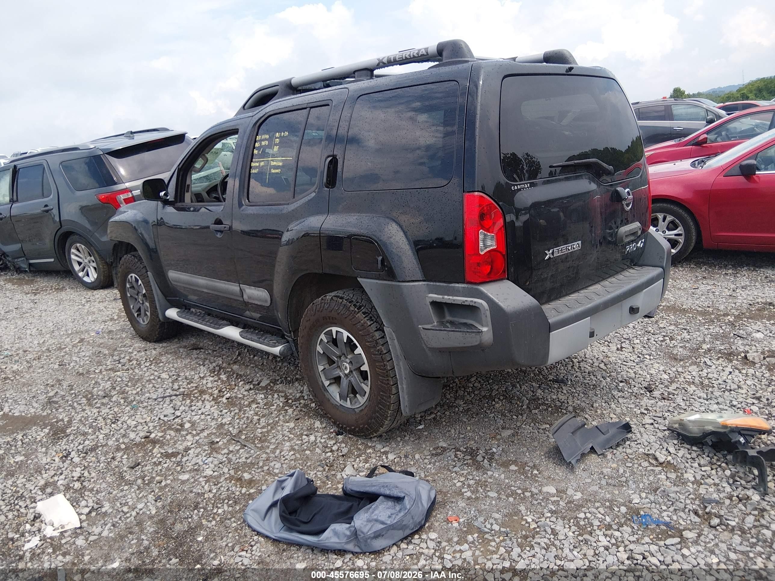 2015 Nissan Xterra Pro-4x Black vin: 5N1AN0NW7FN652768