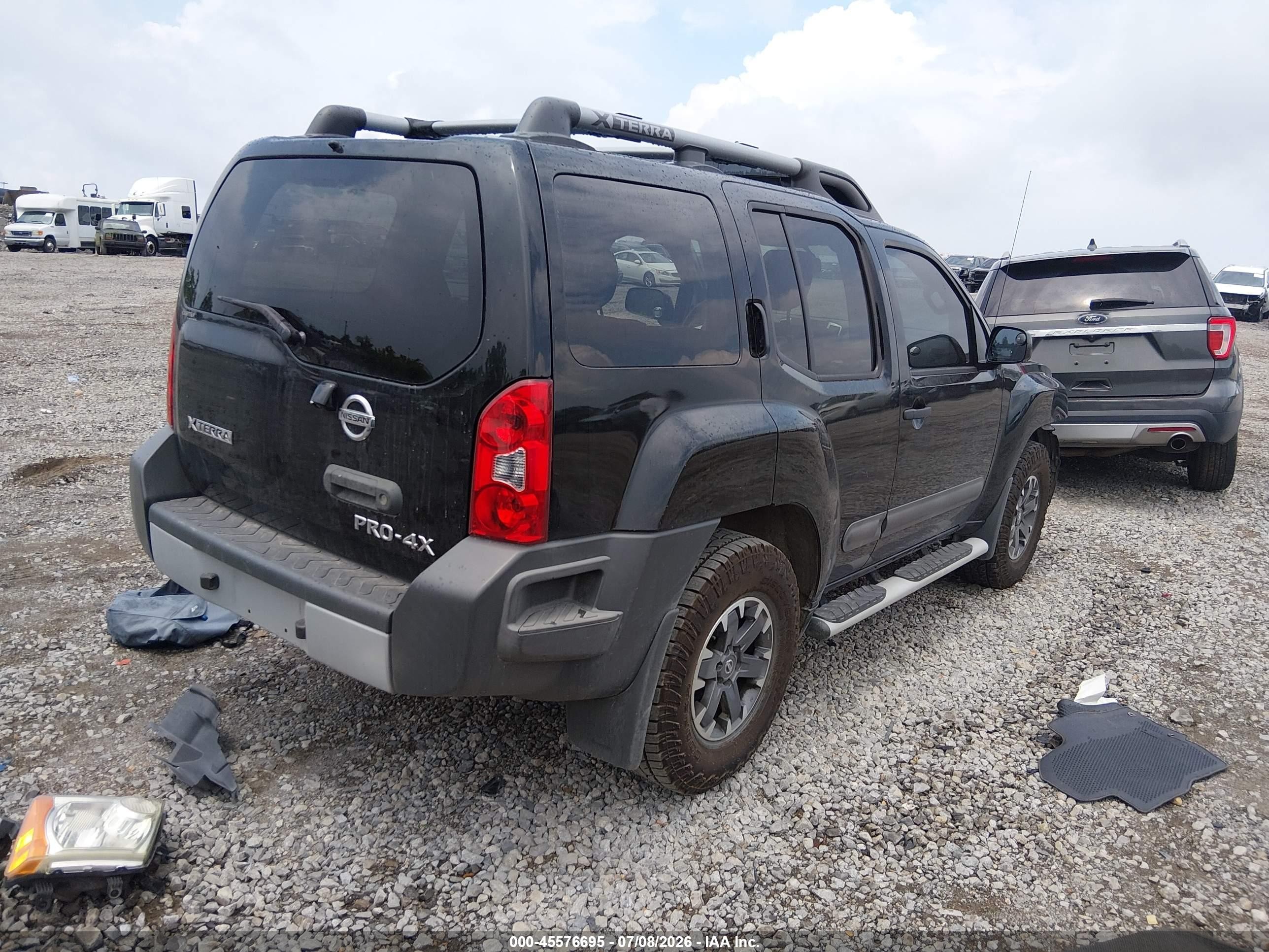 2015 Nissan Xterra Pro-4x Black vin: 5N1AN0NW7FN652768