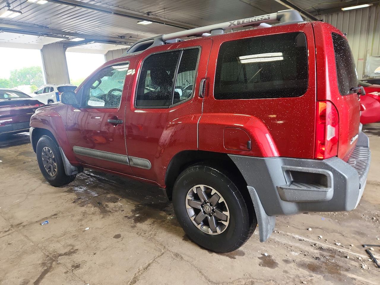 2015 Nissan Xterra Pro-4x Red vin: 5N1AN0NW7FN659719