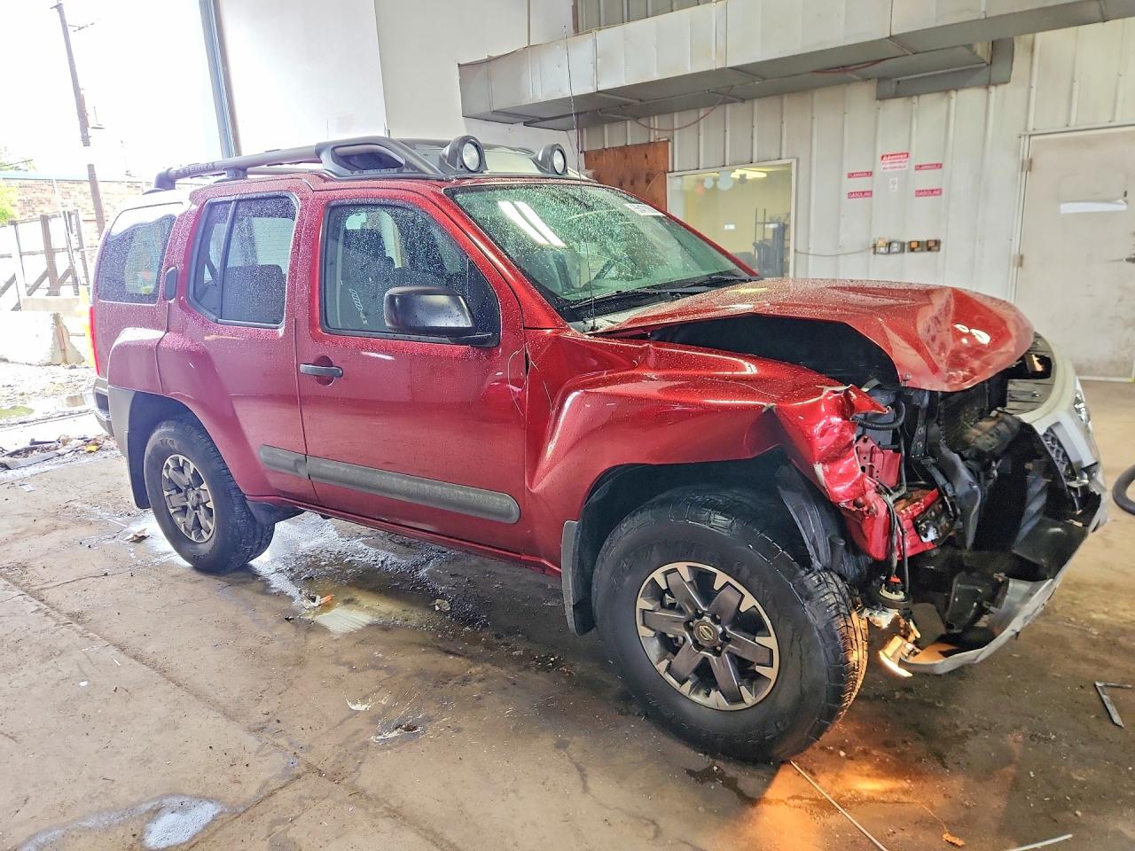 2015 Nissan Xterra Pro-4x Red vin: 5N1AN0NW7FN659719