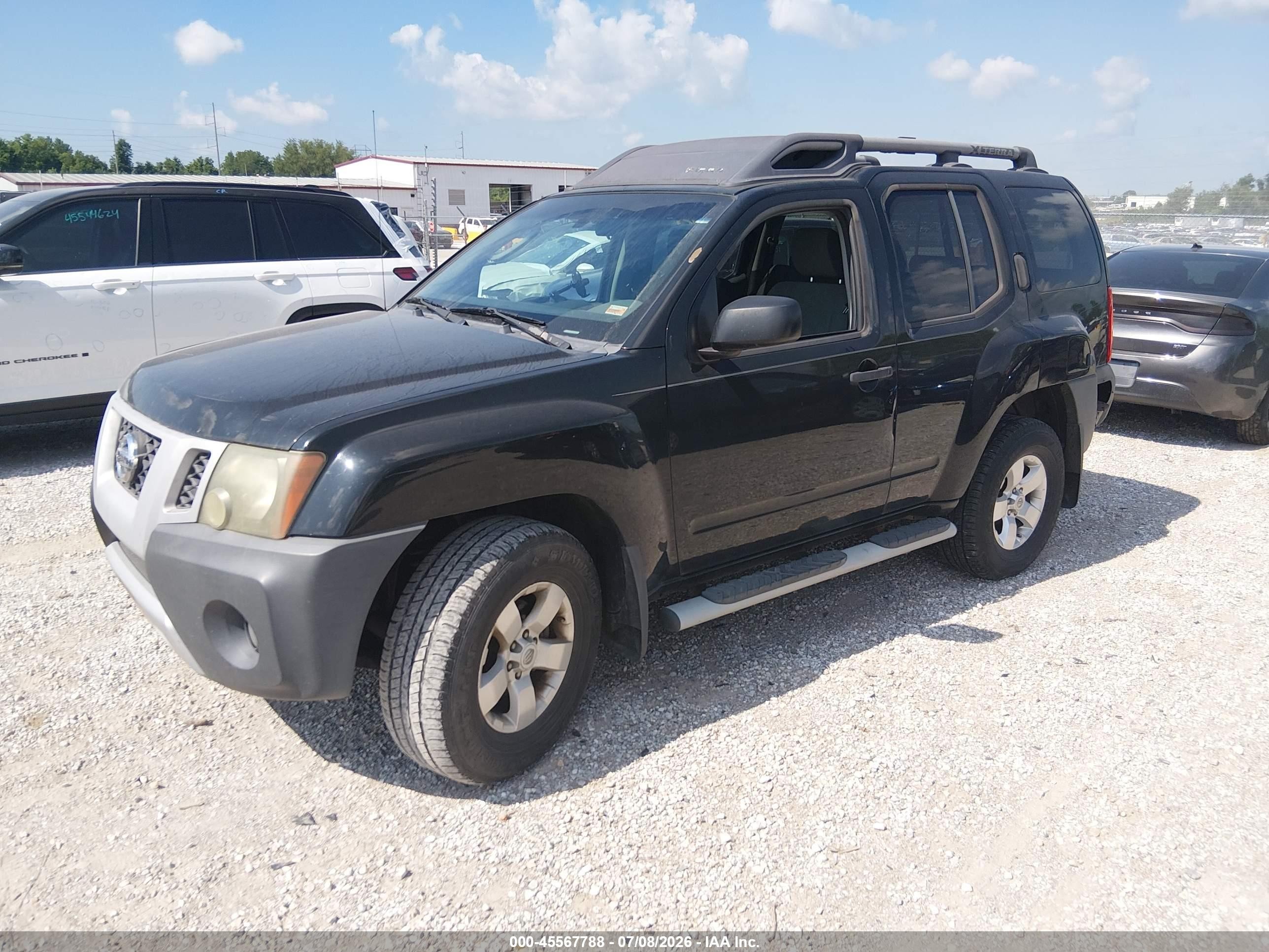 2010 Nissan Xterra S Black vin: 5N1AN0NW8AC506156