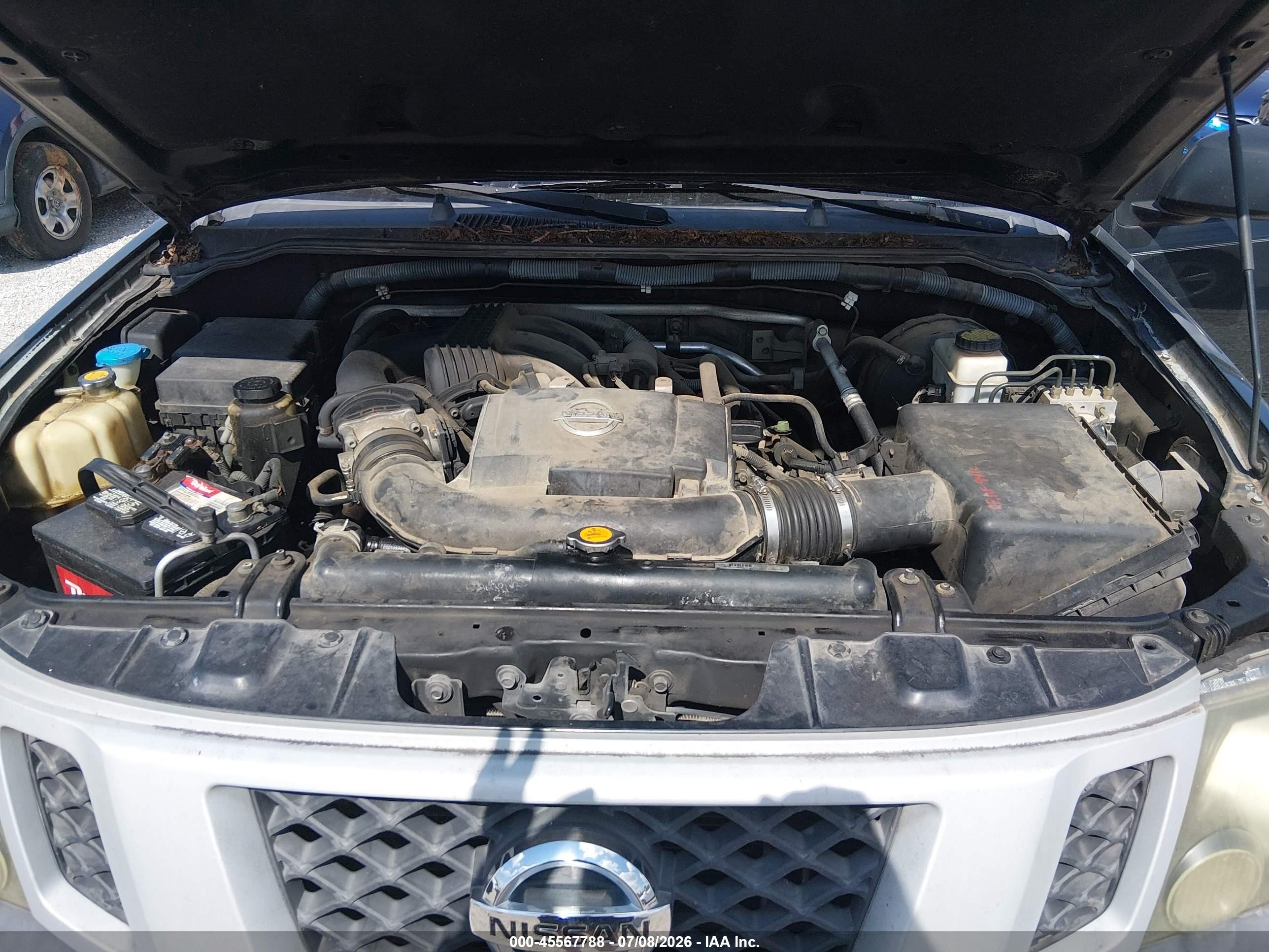 2010 Nissan Xterra S Black vin: 5N1AN0NW8AC506156