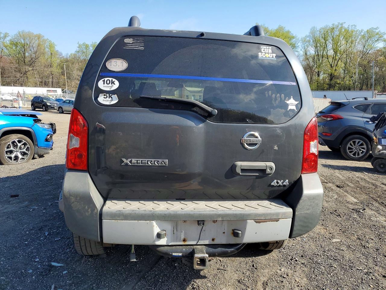 2010 Nissan Xterra X Gray vin: 5N1AN0NW8AC511793