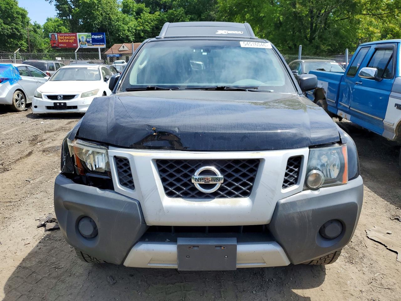2012 Nissan Xterra X Black vin: 5N1AN0NW8CC519508