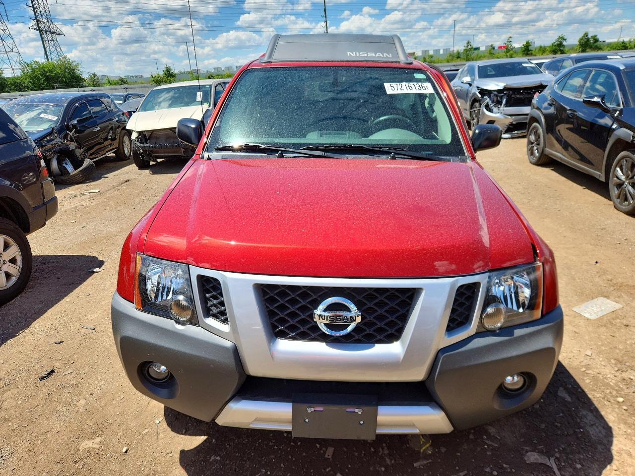 2015 Nissan Xterra S Red vin: 5N1AN0NW8FN662533