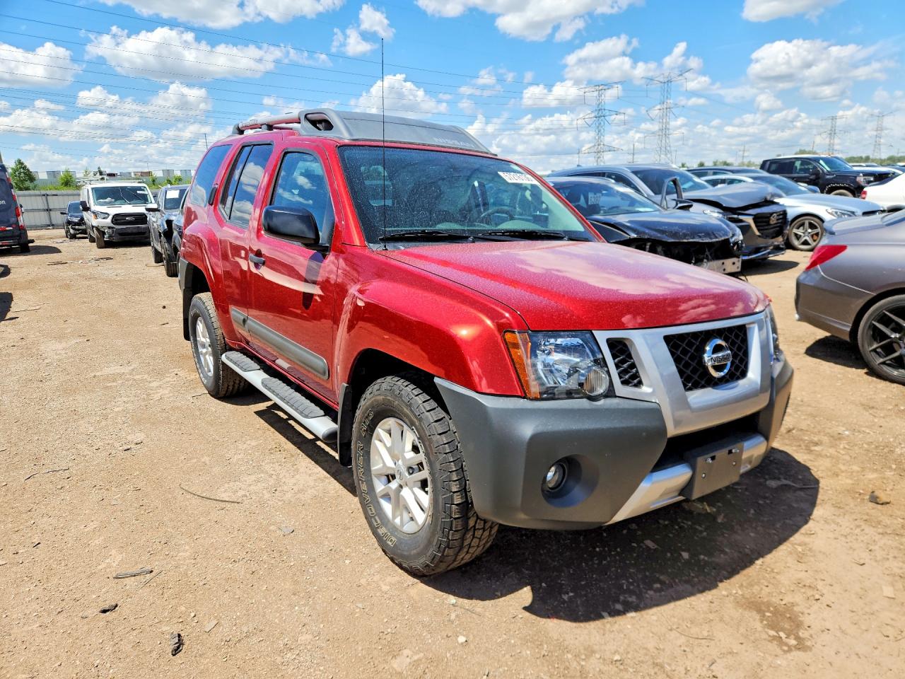2015 Nissan Xterra S Red vin: 5N1AN0NW8FN662533