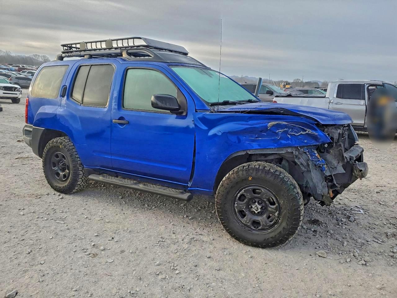 2015 Nissan Xterra X Blue vin: 5N1AN0NW8FN663066