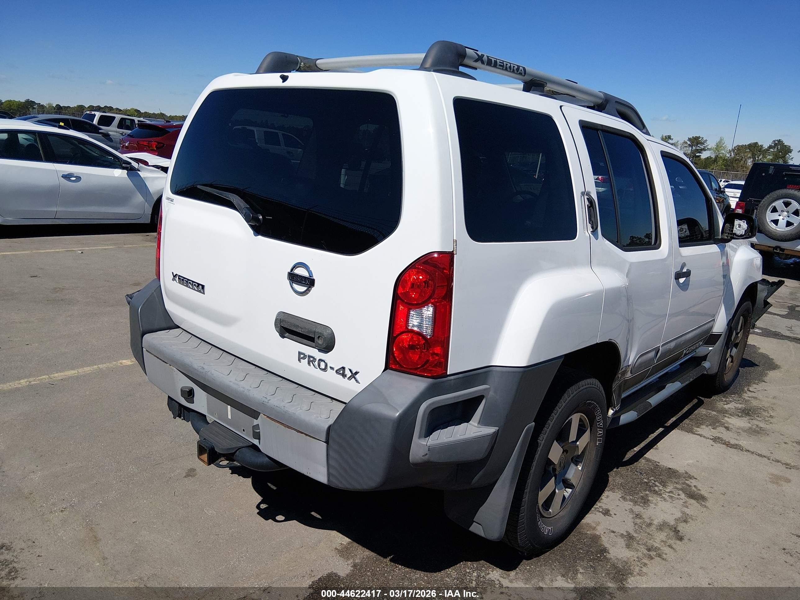 2011 Nissan Xterra Pro-4x White vin: 5N1AN0NW9BC508807