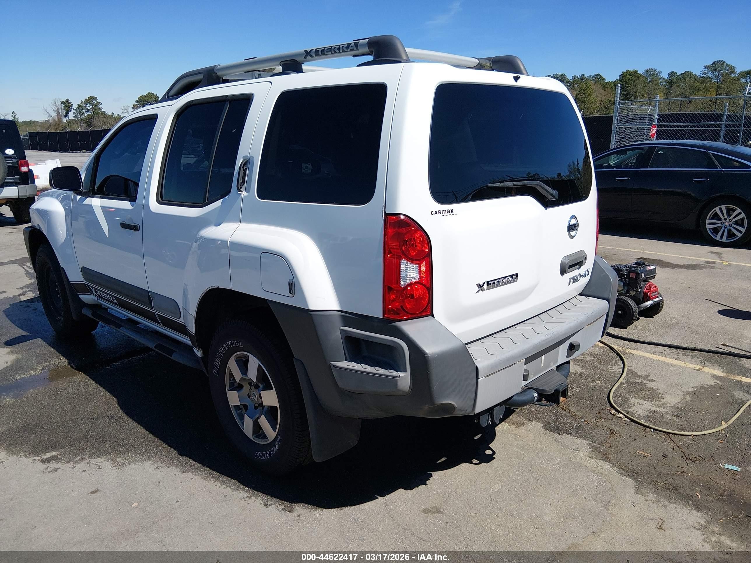 2011 Nissan Xterra Pro-4x White vin: 5N1AN0NW9BC508807