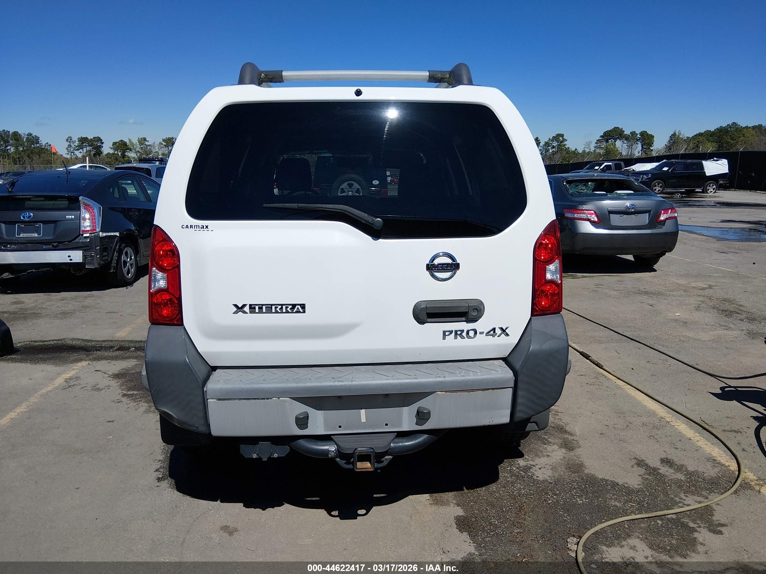 2011 Nissan Xterra Pro-4x White vin: 5N1AN0NW9BC508807