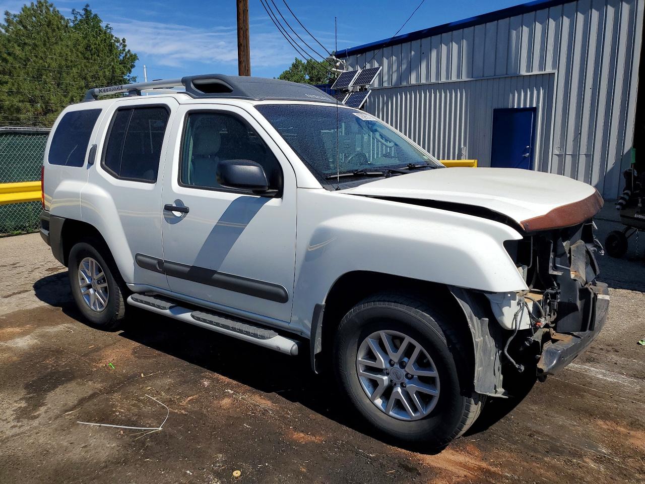 2015 Nissan Xterra S White vin: 5N1AN0NW9FN656840