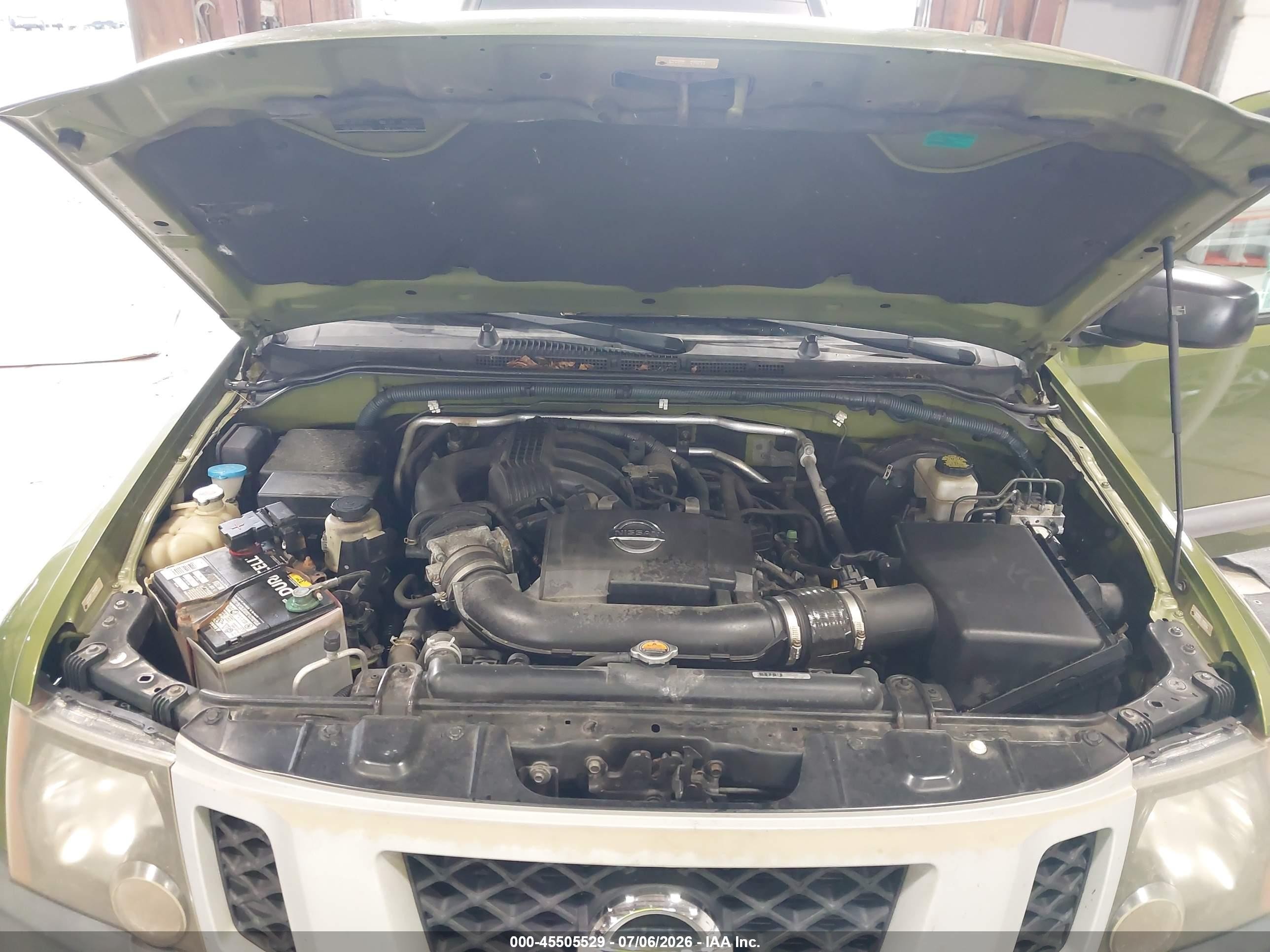 2011 Nissan Xterra S Green vin: 5N1AN0NWXBC519170