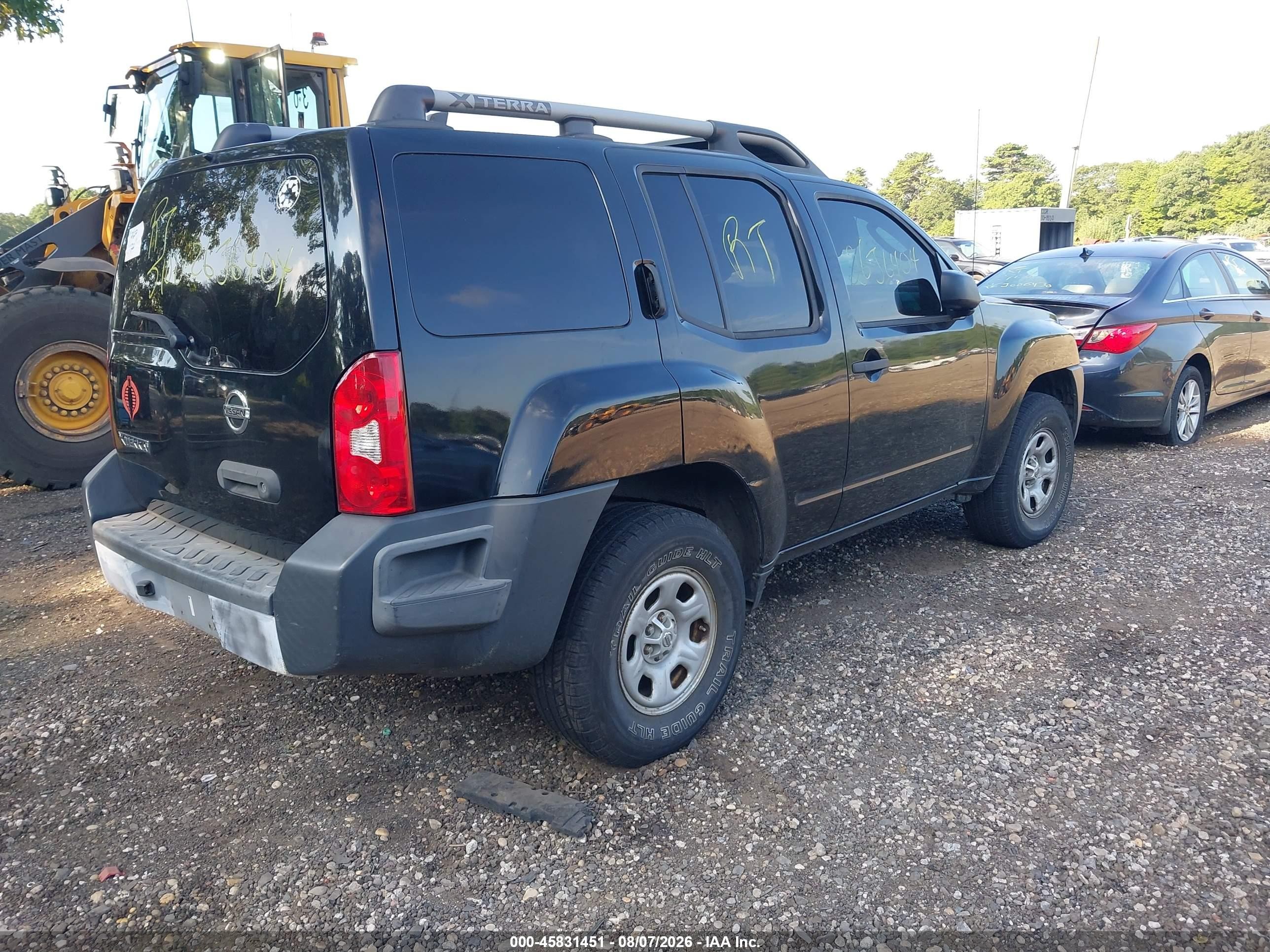 2012 Nissan Xterra X Черный vin: 5N1AN0NWXCC506615