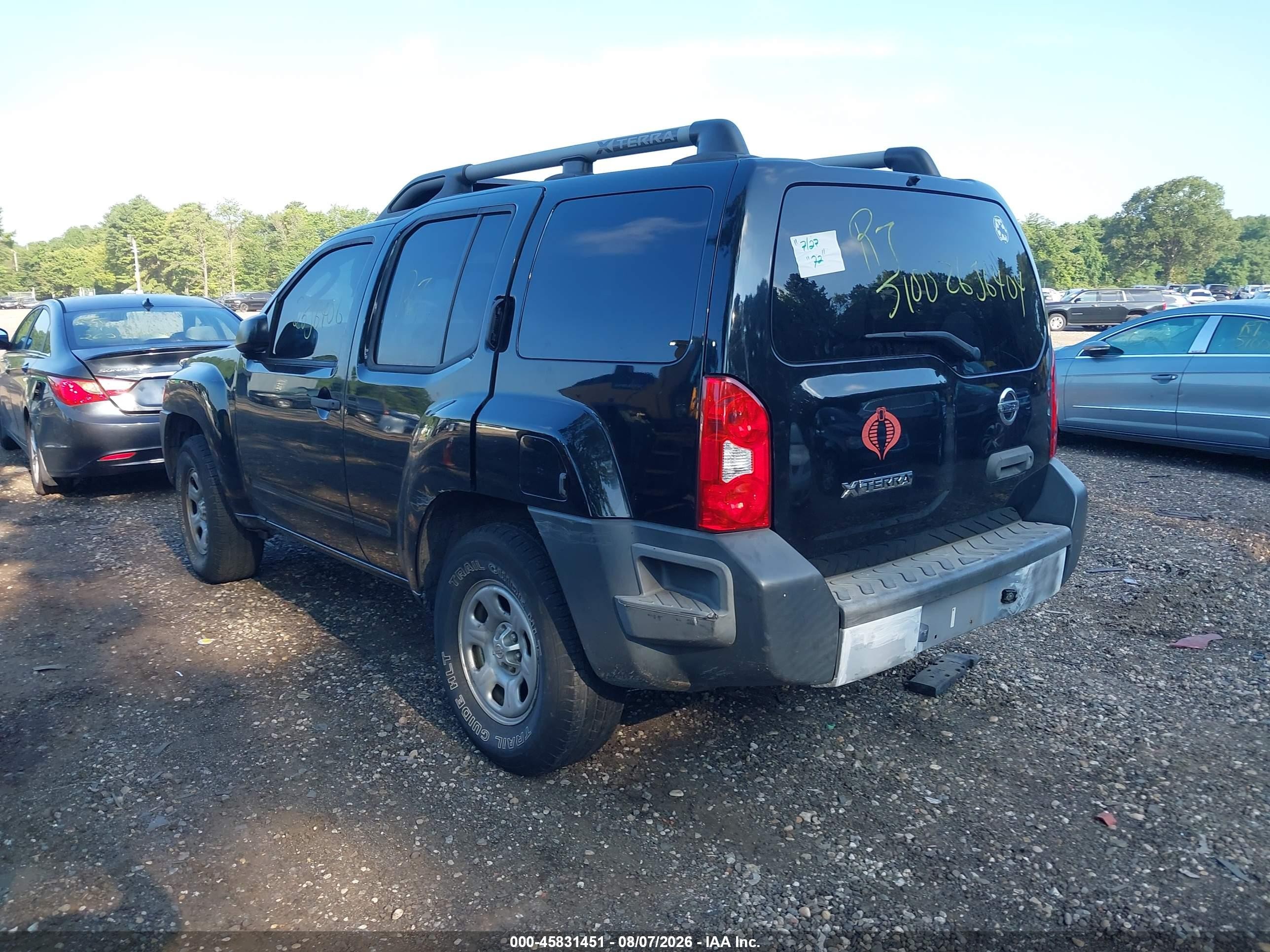 2012 Nissan Xterra X Черный vin: 5N1AN0NWXCC506615