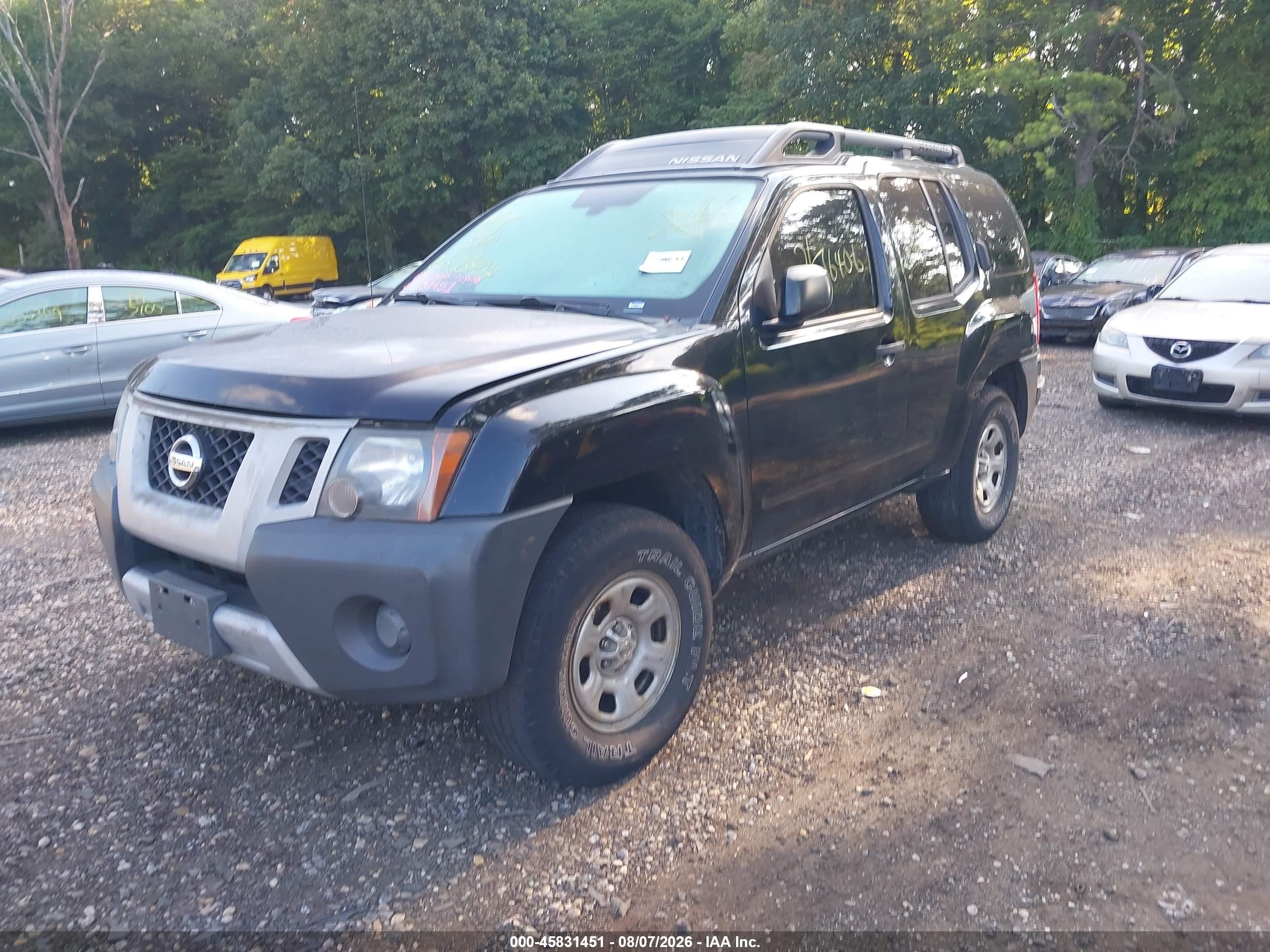 2012 Nissan Xterra X Черный vin: 5N1AN0NWXCC506615