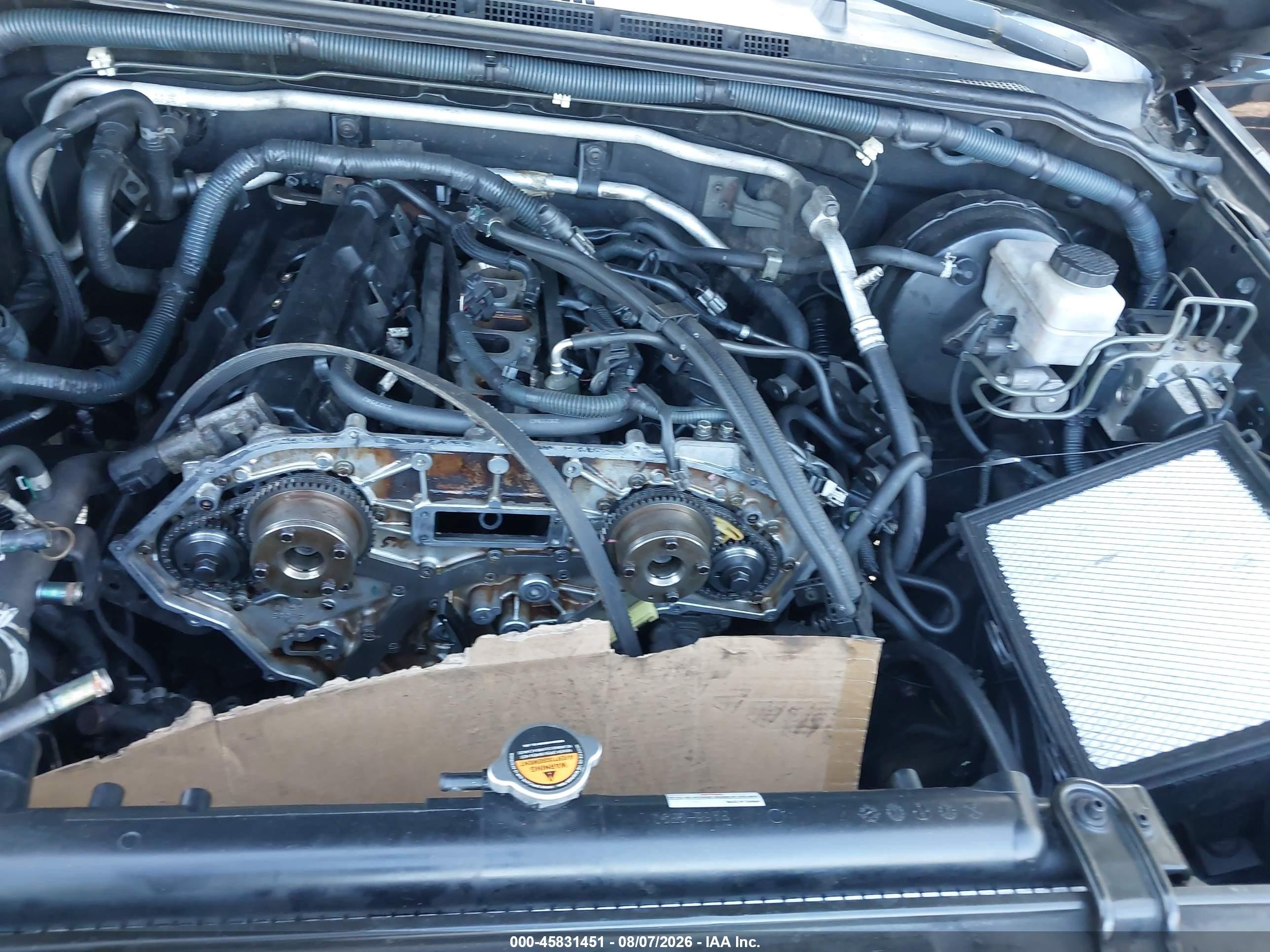 2012 Nissan Xterra X Черный vin: 5N1AN0NWXCC506615