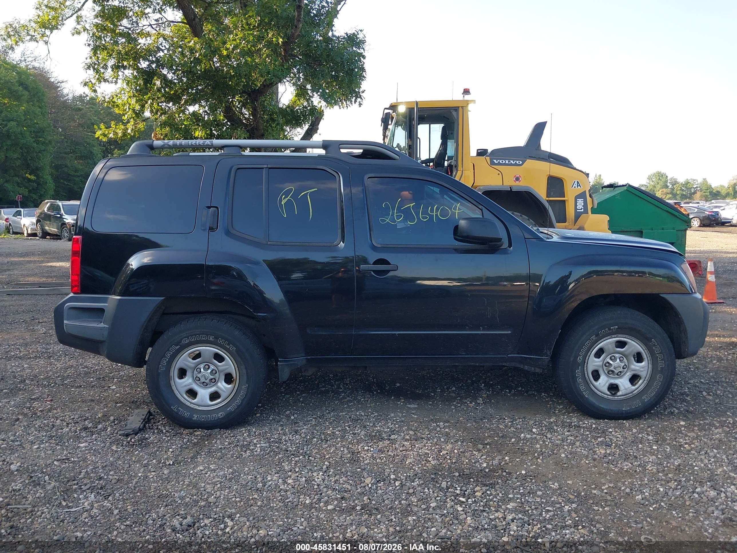 2012 Nissan Xterra X Черный vin: 5N1AN0NWXCC506615