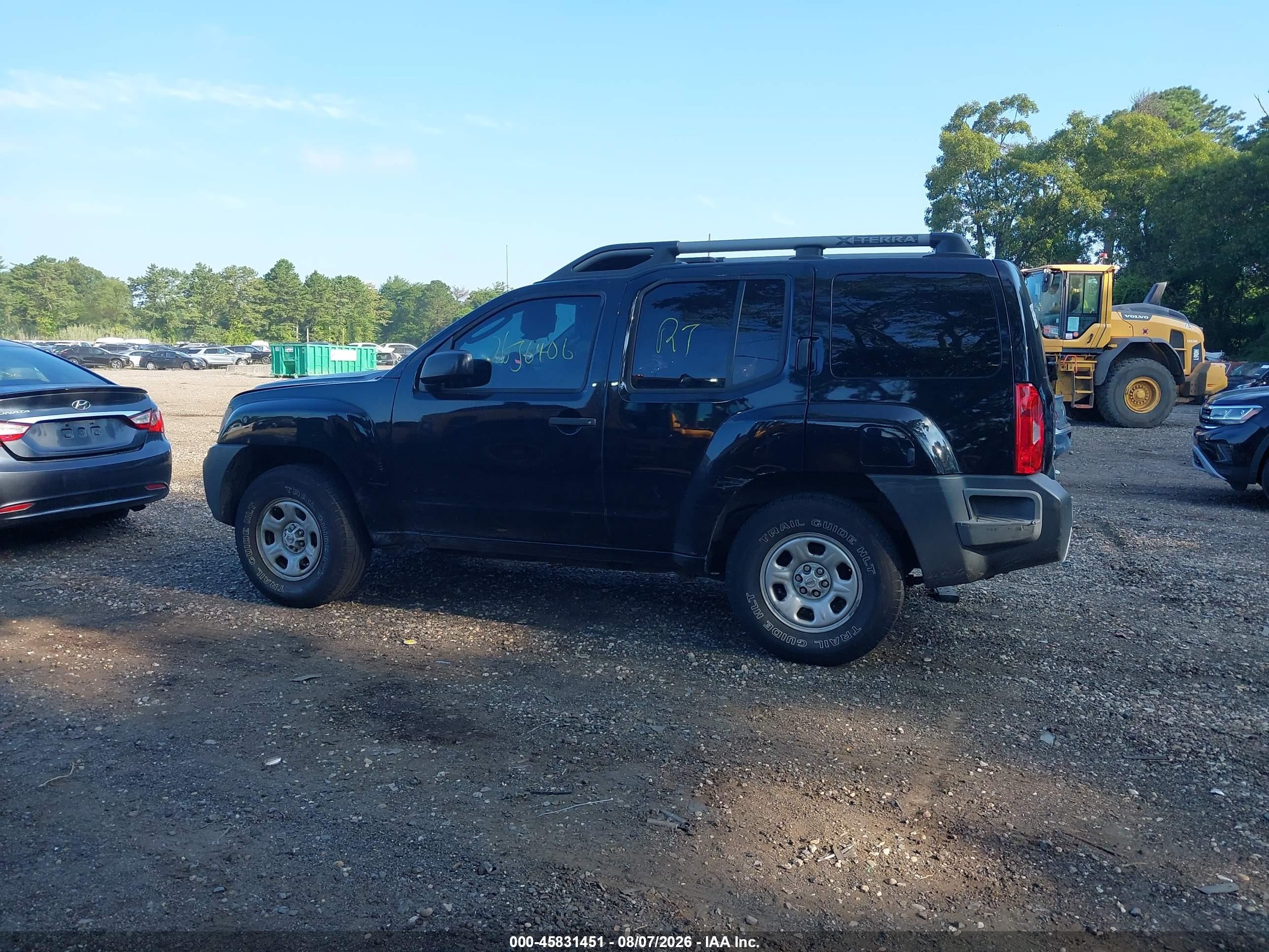 2012 Nissan Xterra X Черный vin: 5N1AN0NWXCC506615