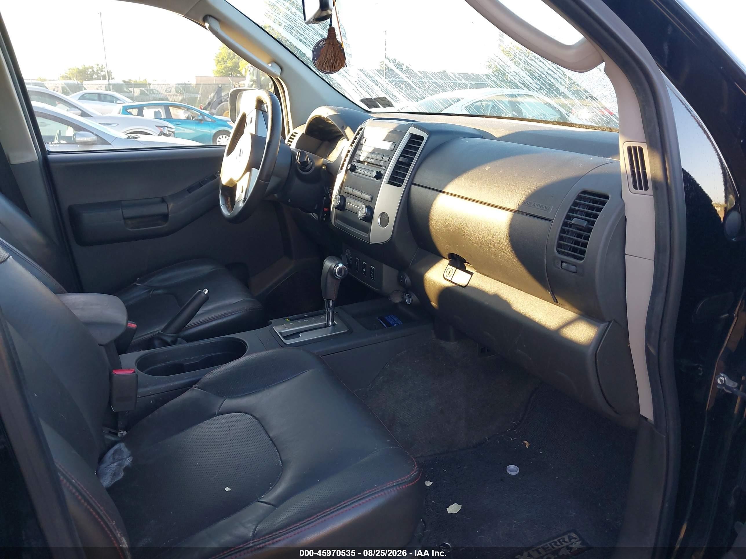 2012 Nissan Xterra Pro-4x Black vin: 5N1AN0NWXCC508946
