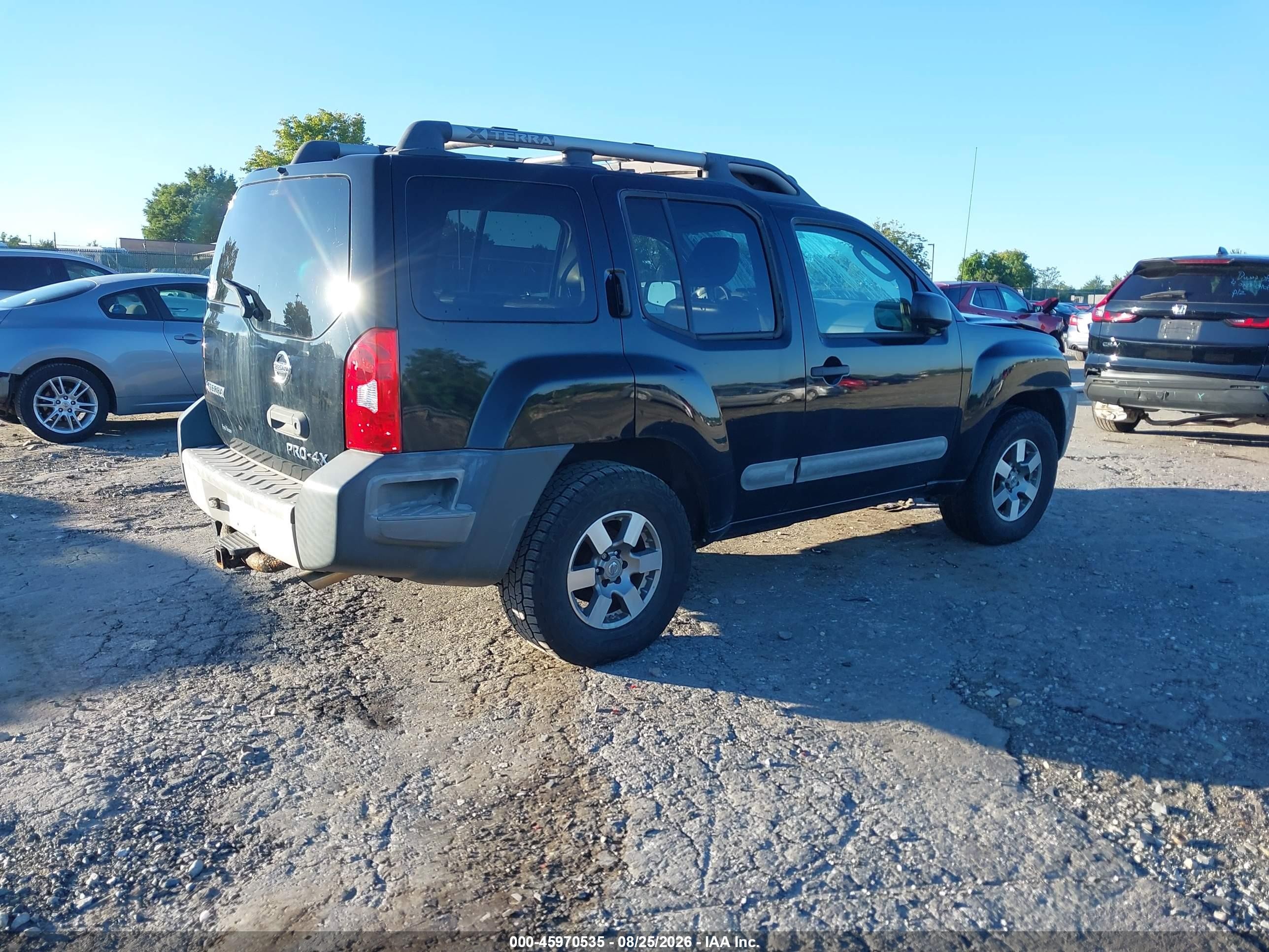 2012 Nissan Xterra Pro-4x Black vin: 5N1AN0NWXCC508946