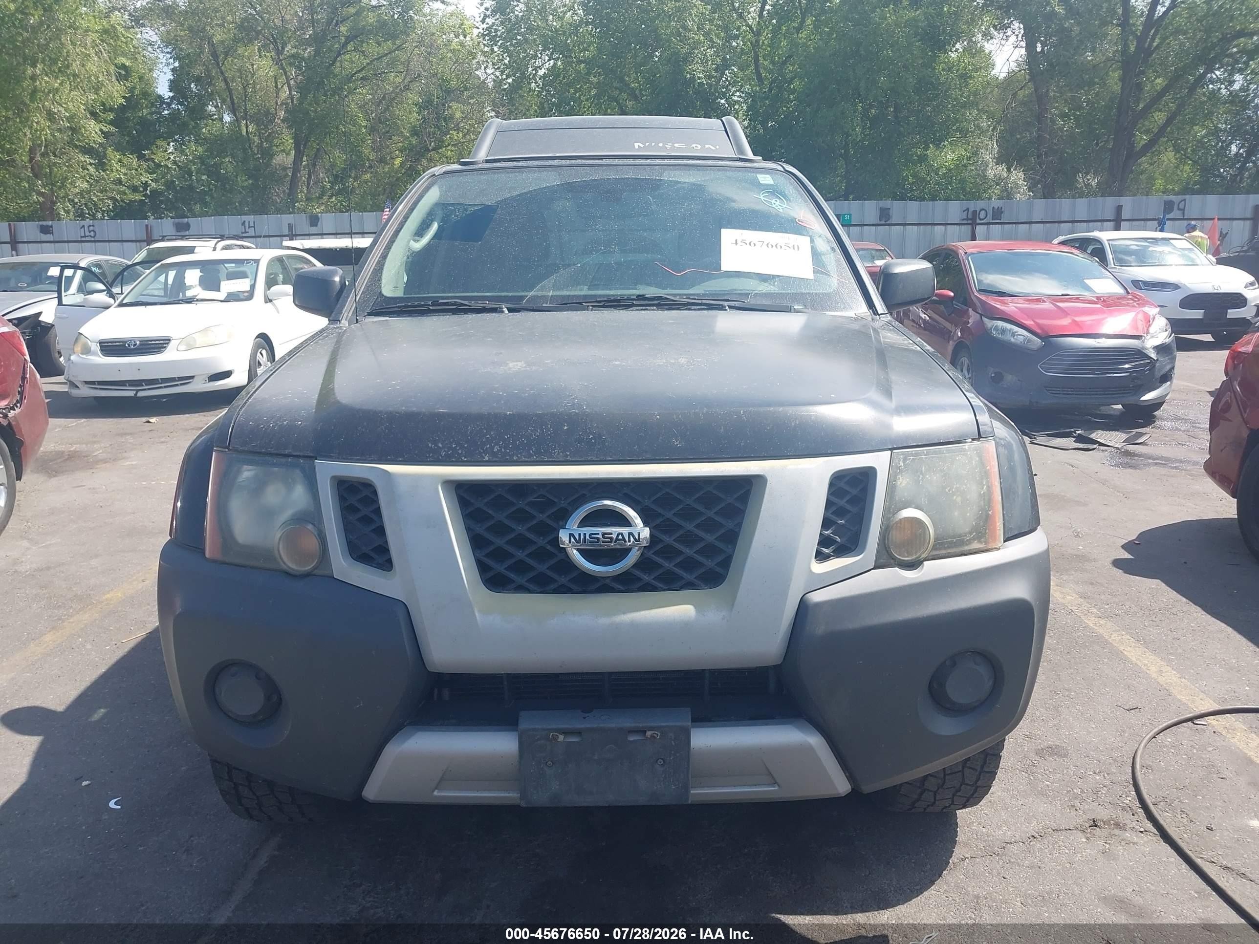 2012 Nissan Xterra S Gray vin: 5N1AN0NWXCC513953