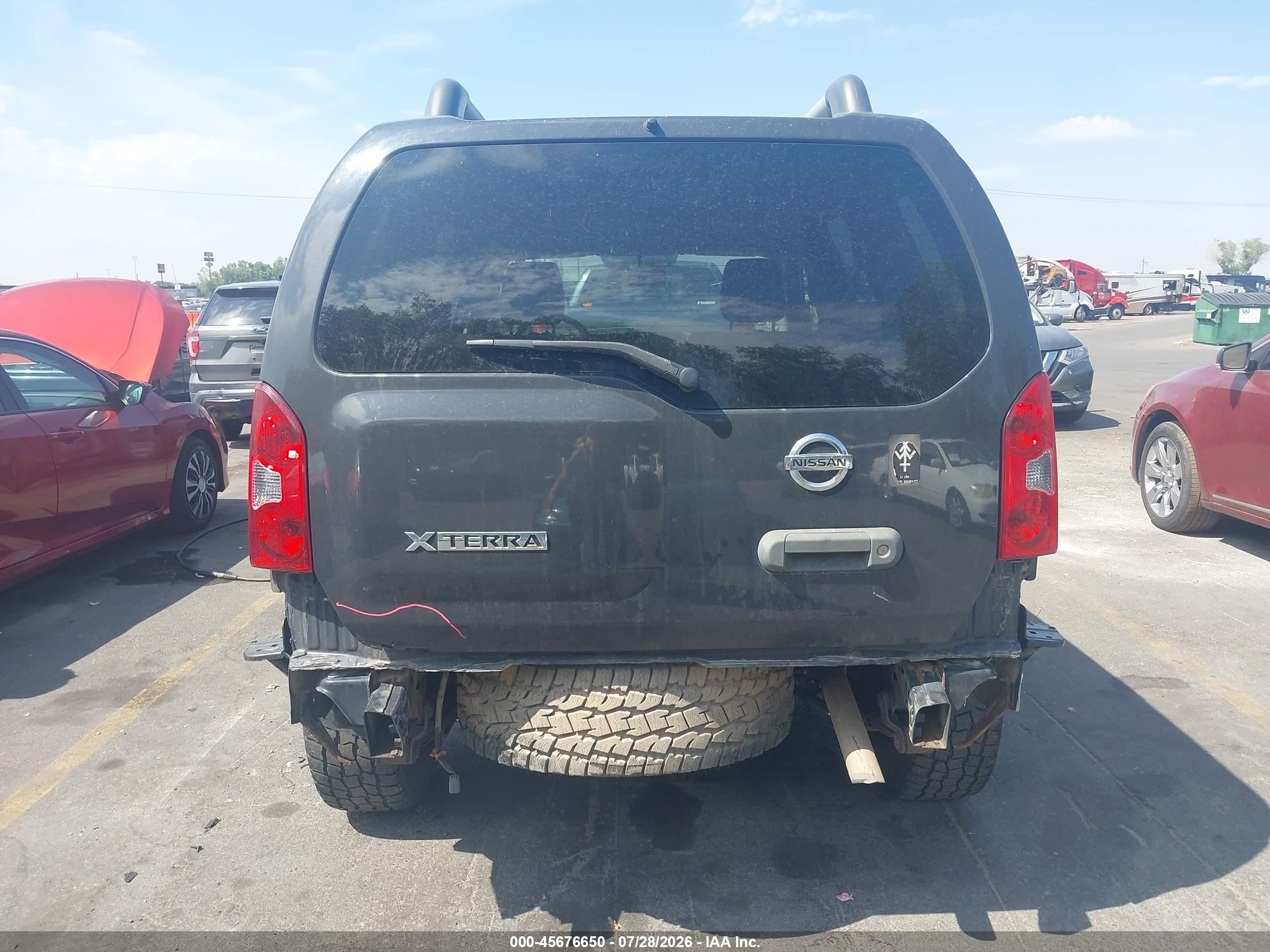 2012 Nissan Xterra S Gray vin: 5N1AN0NWXCC513953