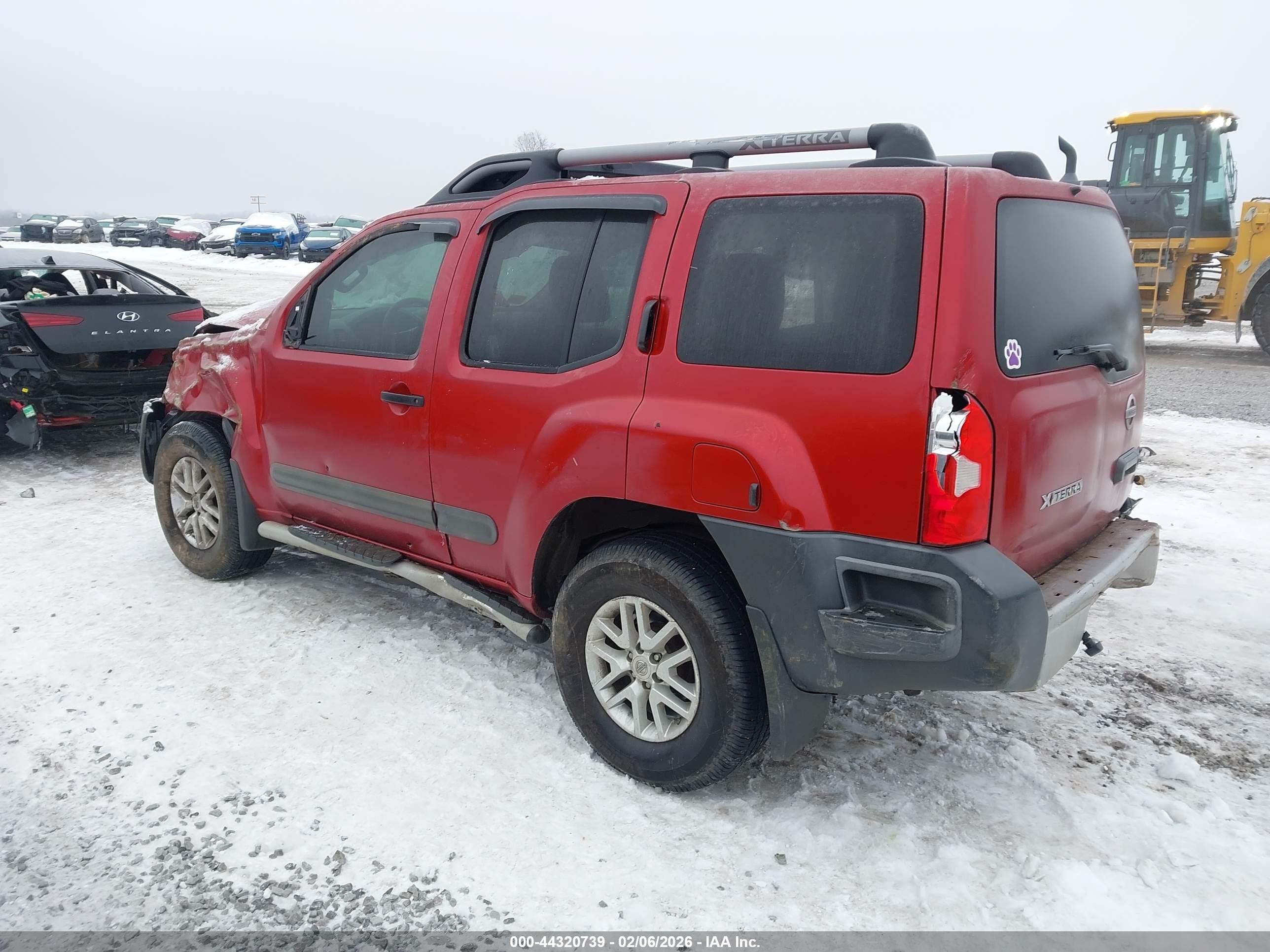 2014 Nissan Xterra S Red vin: 5N1AN0NWXEN808509