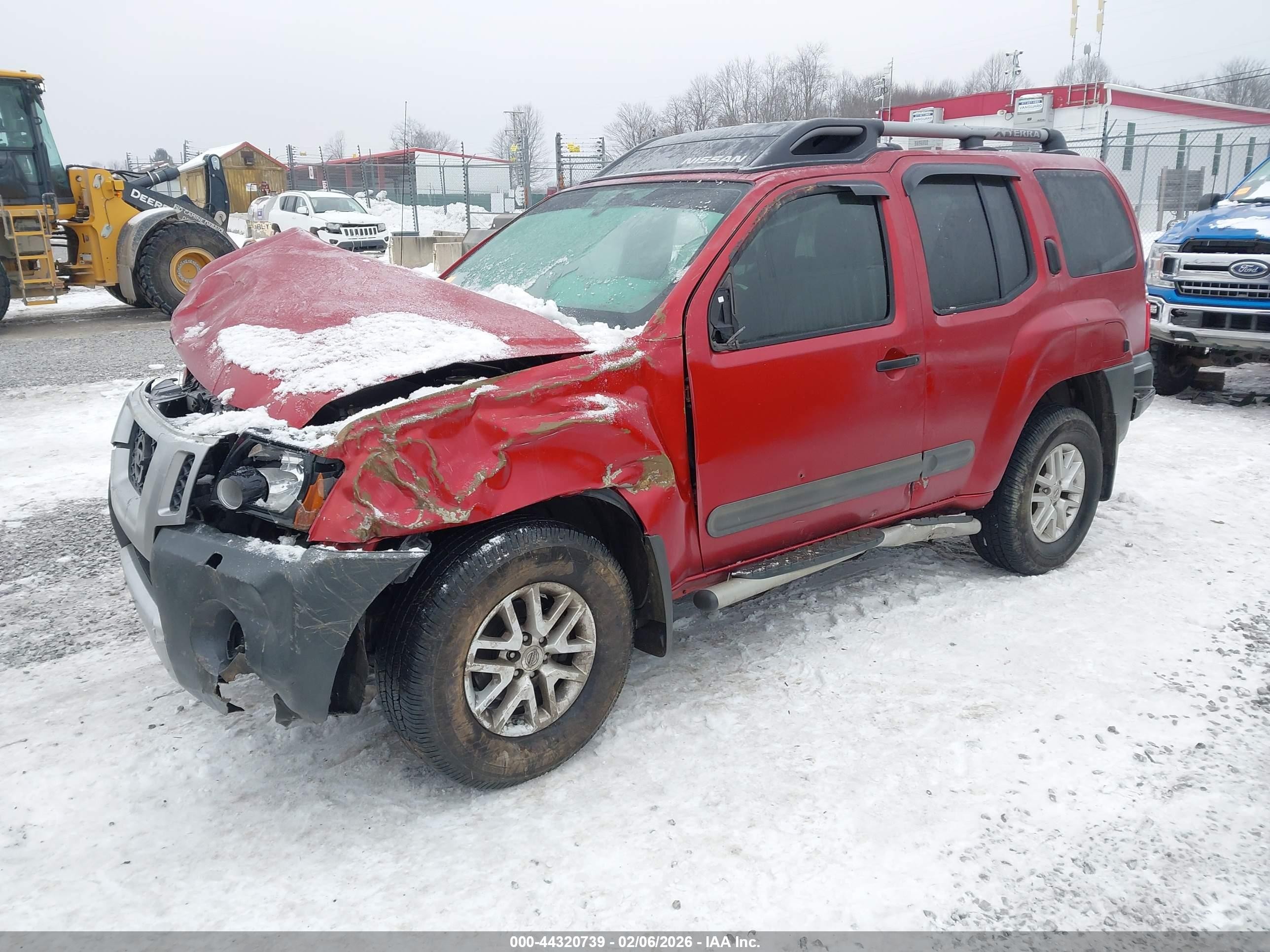 2014 Nissan Xterra S Red vin: 5N1AN0NWXEN808509