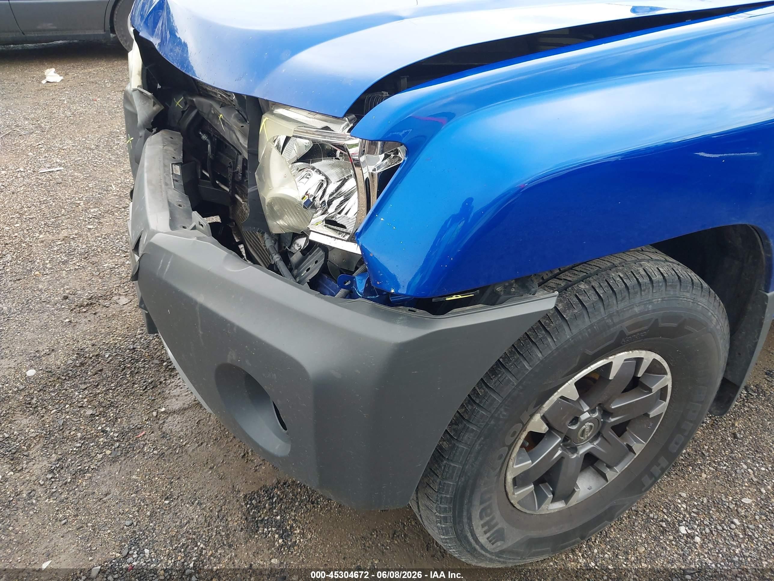 2015 Nissan Xterra Pro-4x Blue vin: 5N1AN0NWXFN661805