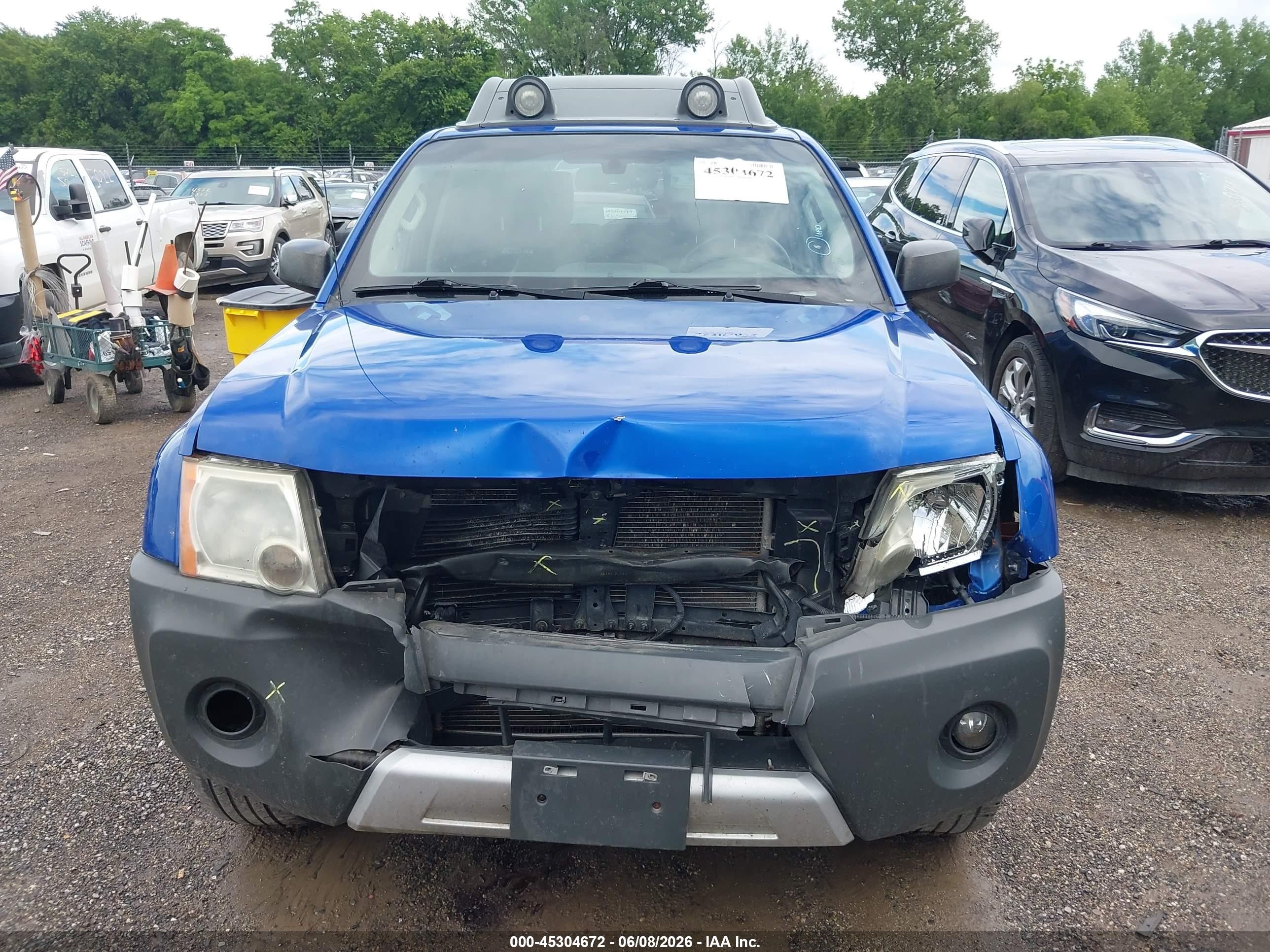 2015 Nissan Xterra Pro-4x Blue vin: 5N1AN0NWXFN661805