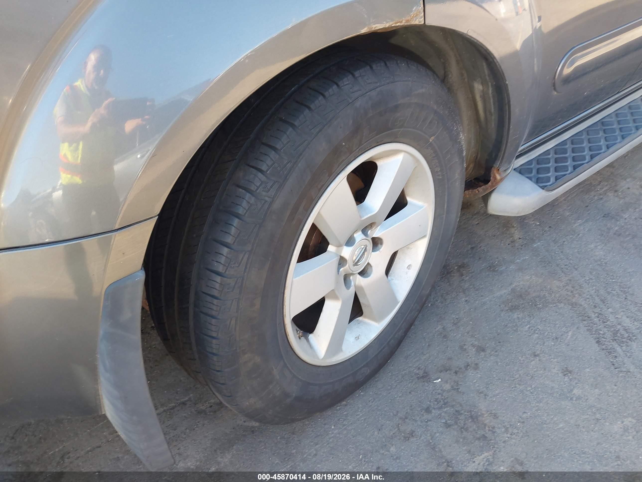 2008 Nissan Pathfinder Se Gray vin: 5N1AR18B08C627678
