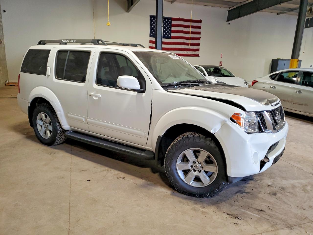 2008 Nissan Pathfinder S/le/se White vin: 5N1AR18B08C650622