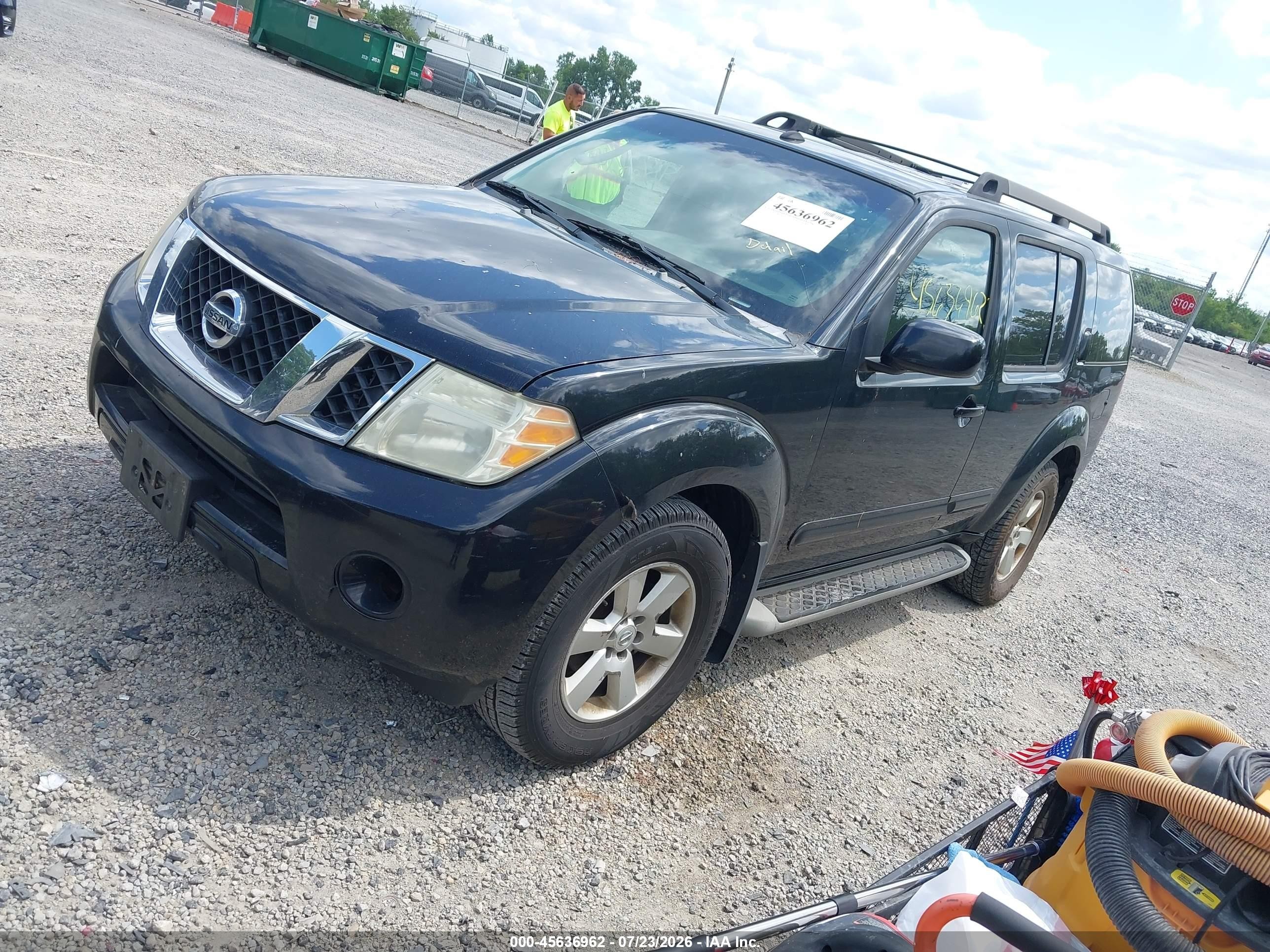2008 Nissan Pathfinder Se Черный vin: 5N1AR18B08C661796