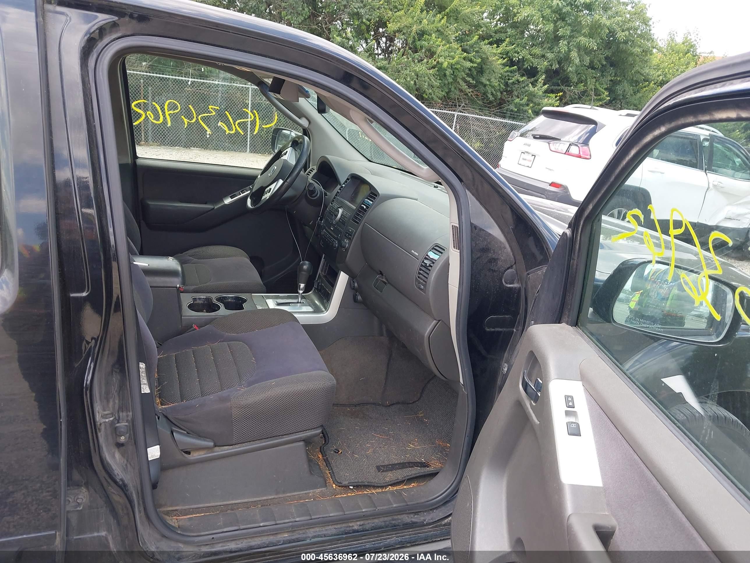2008 Nissan Pathfinder Se Черный vin: 5N1AR18B08C661796