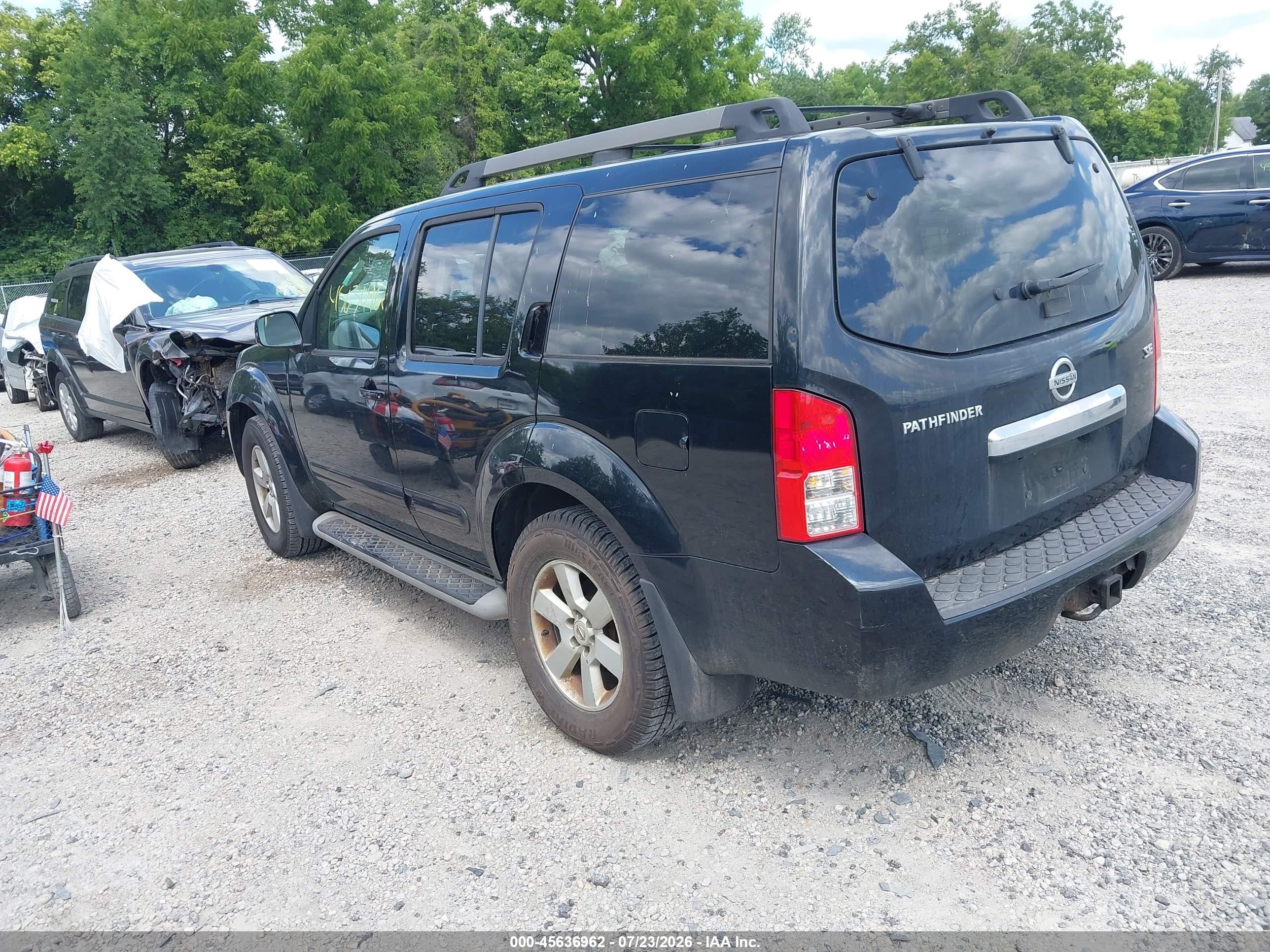 2008 Nissan Pathfinder Se Черный vin: 5N1AR18B08C661796