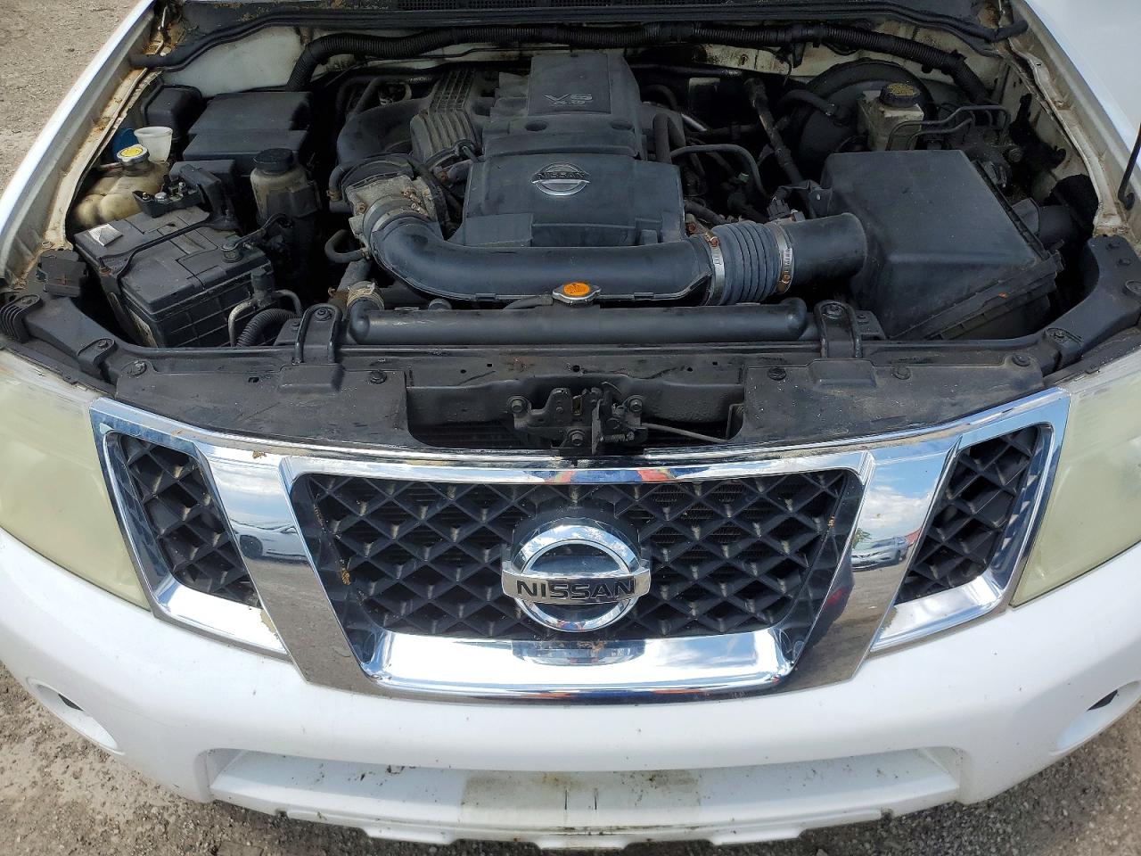 2008 Nissan Pathfinder White vin: 5N1AR18B18C615572