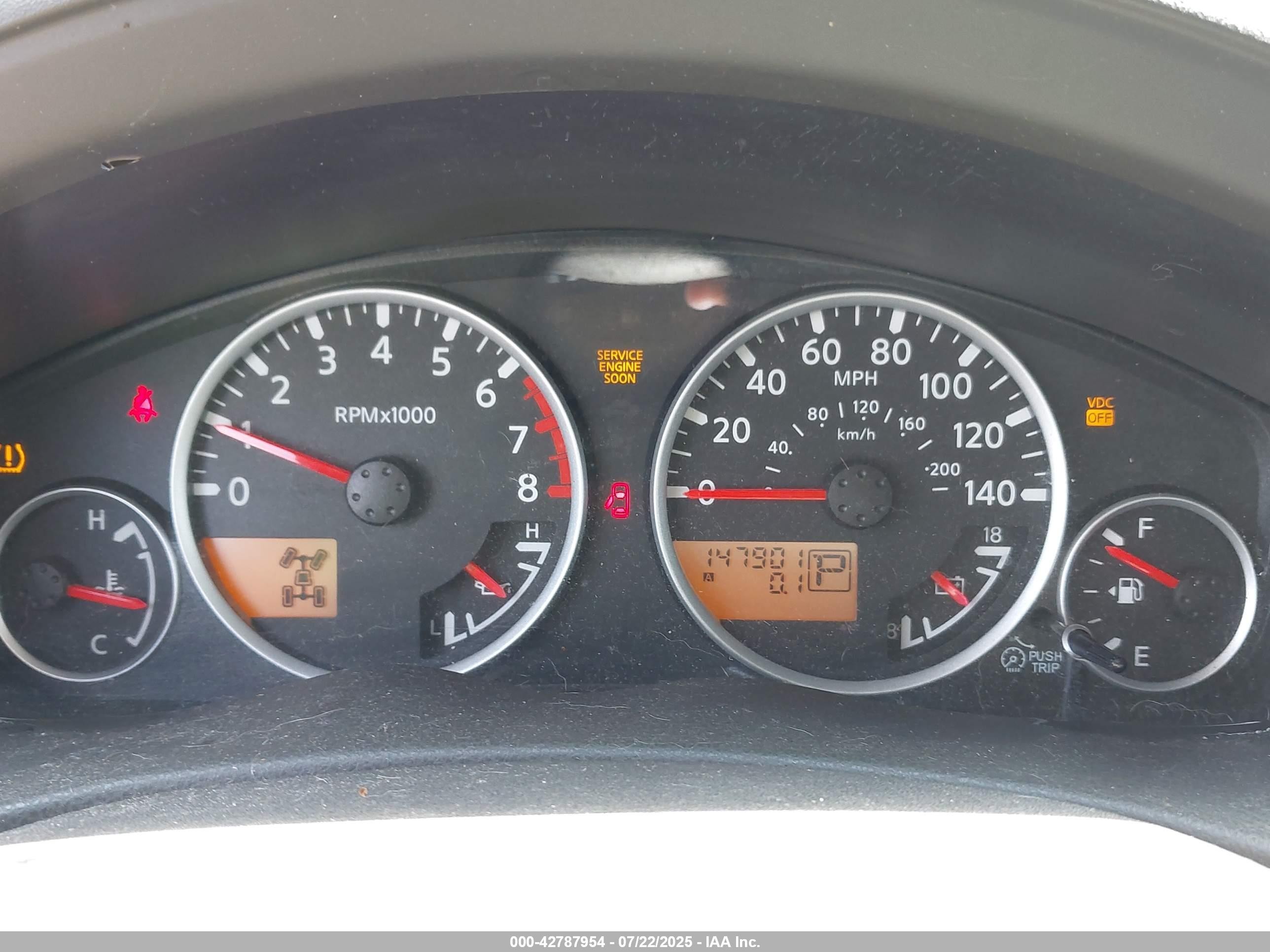 2008 Nissan Pathfinder S Красный vin: 5N1AR18B18C620903