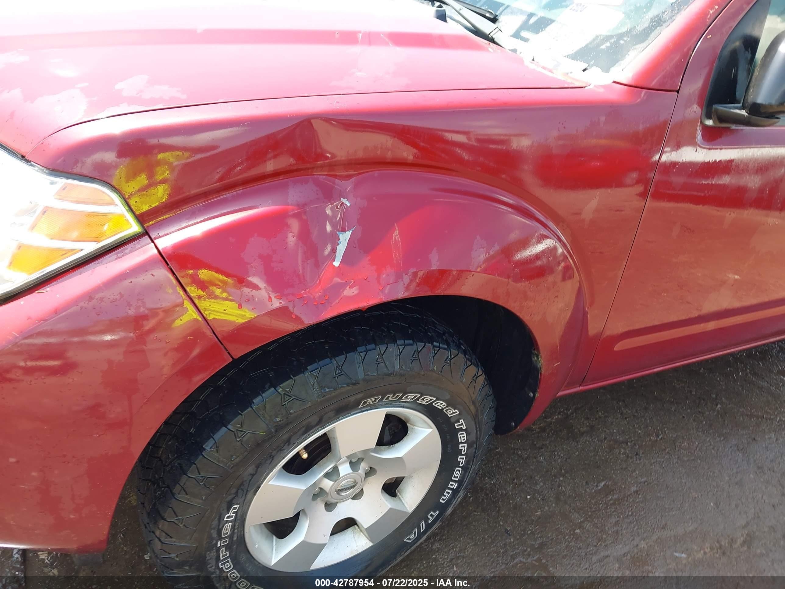 2008 Nissan Pathfinder S Красный vin: 5N1AR18B18C620903