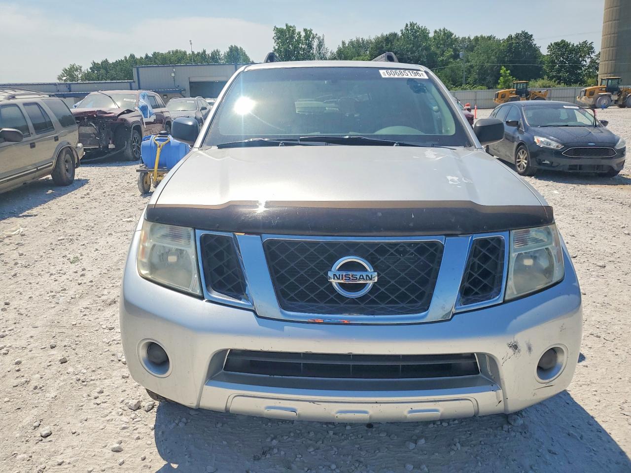 2008 Nissan Pathfinder S Silver vin: 5N1AR18B18C631769