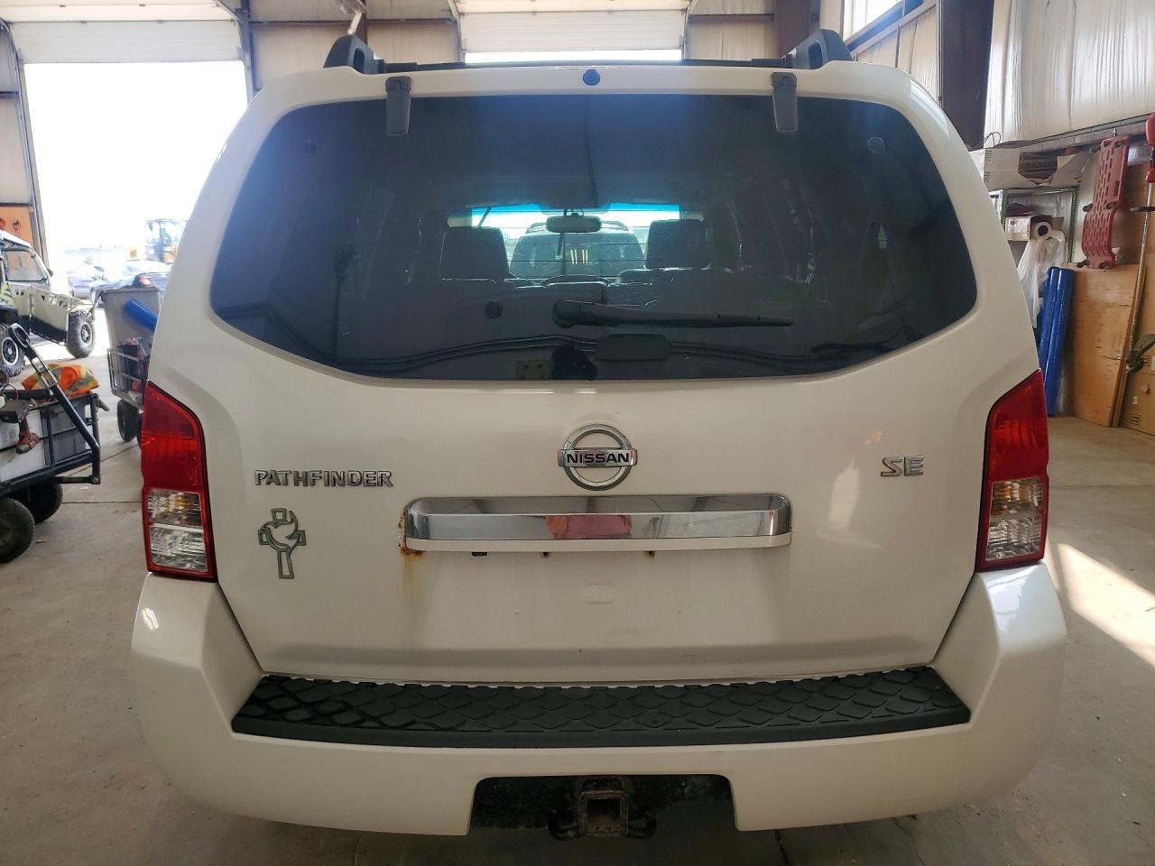 2008 Nissan Pathfinder S Белый vin: 5N1AR18B18C661211