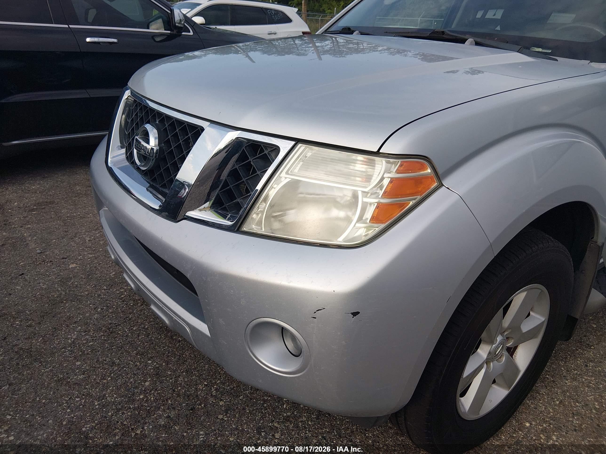 2008 Nissan Pathfinder Se Silver vin: 5N1AR18B28C609487