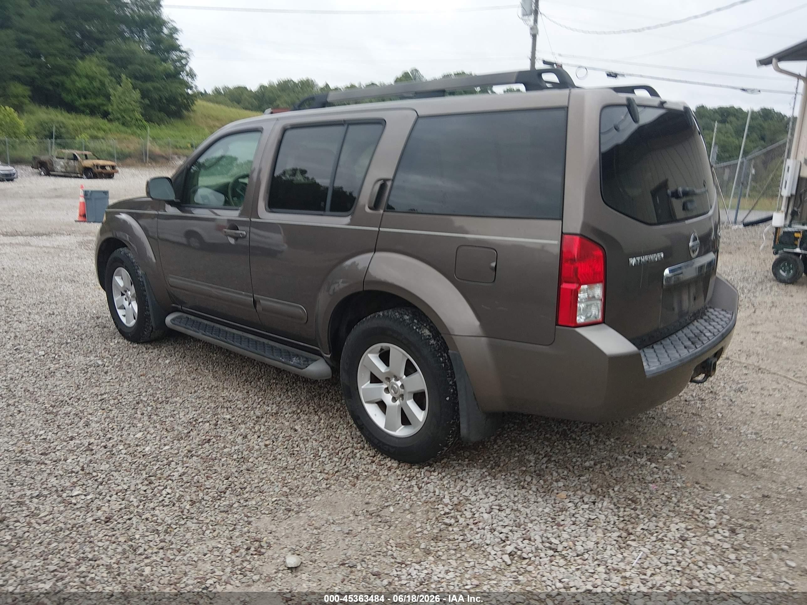 2008 Nissan Pathfinder Se Brown vin: 5N1AR18B28C610493