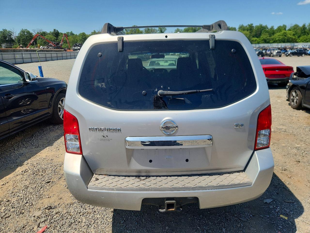 2008 Nissan Pathfinder S Silver vin: 5N1AR18B28C631750