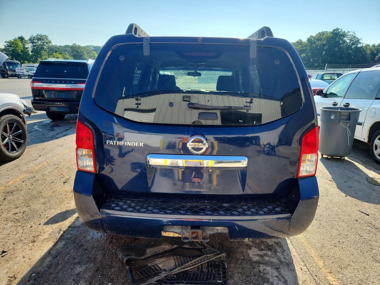 2008 Nissan Pathfinder S Синий vin: 5N1AR18B28C636267