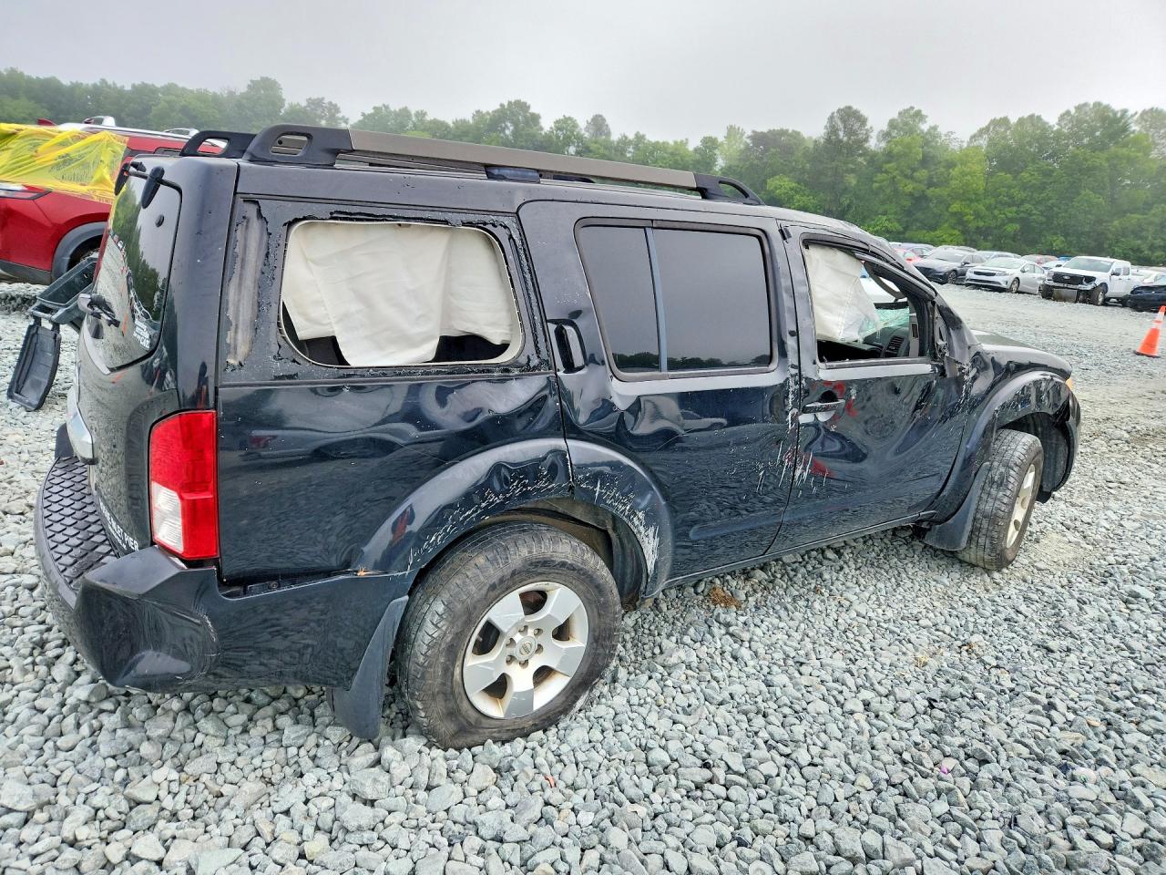 2008 Nissan Pathfinder S Black vin: 5N1AR18B28C641758