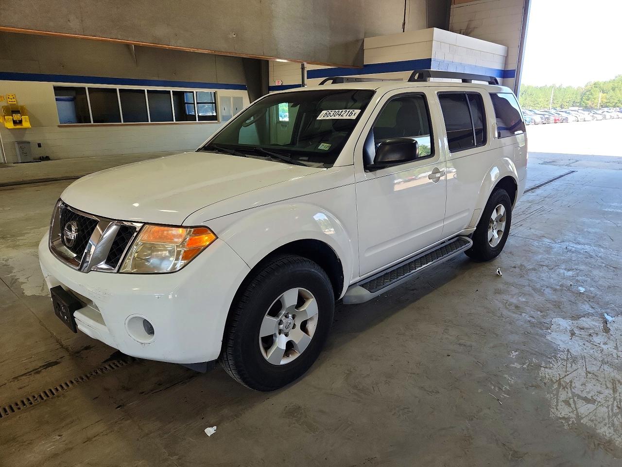 2009 Nissan Pathfinder S White vin: 5N1AR18B29C603724